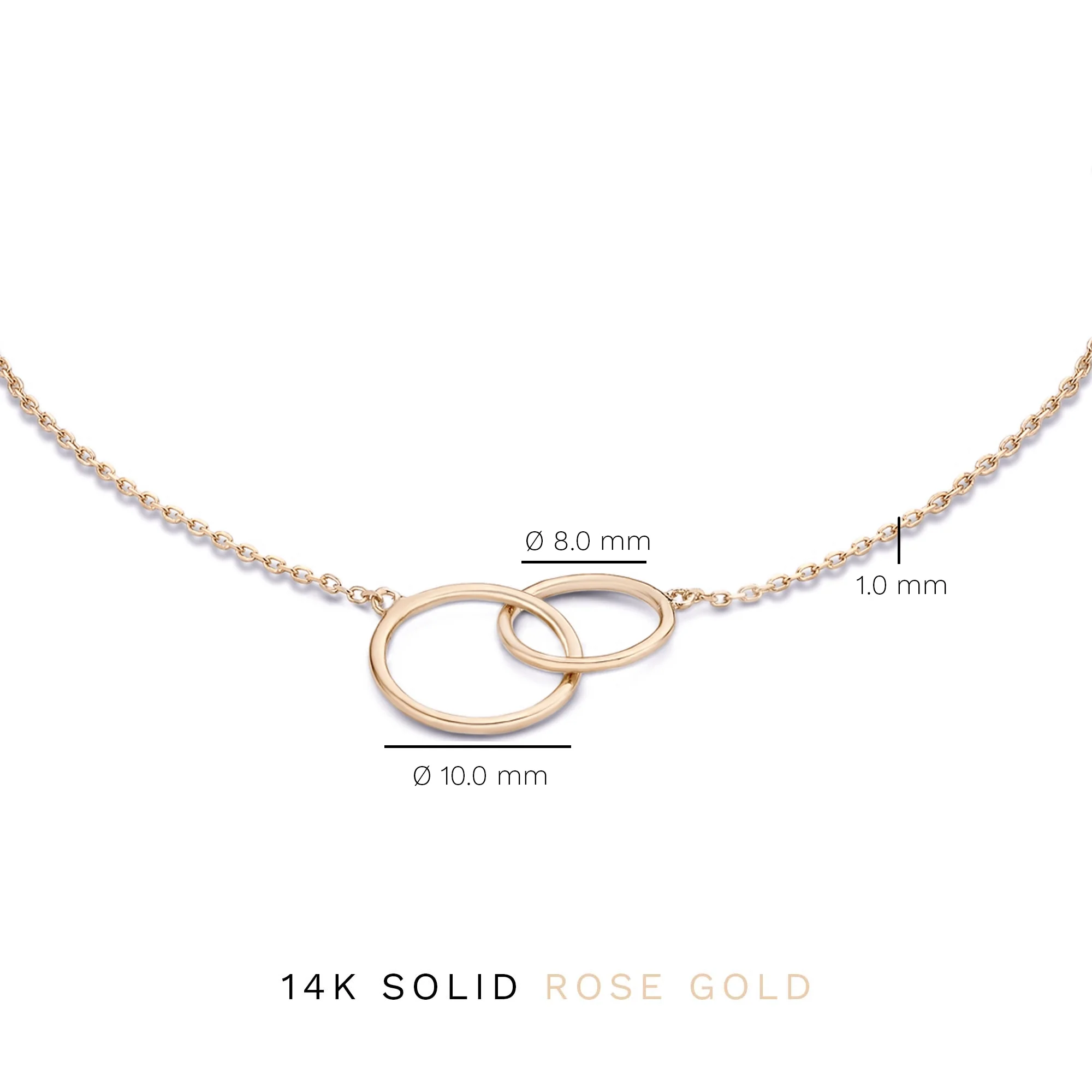 La Concorde Loulou 14 karat rose gold bracelet with circles - Image 6