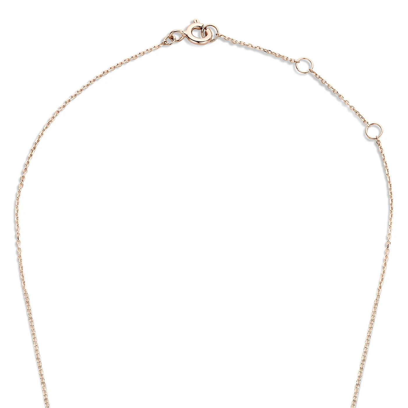 La Concorde Garance 14 karat rose gold necklace with zirconia stone - Image 7