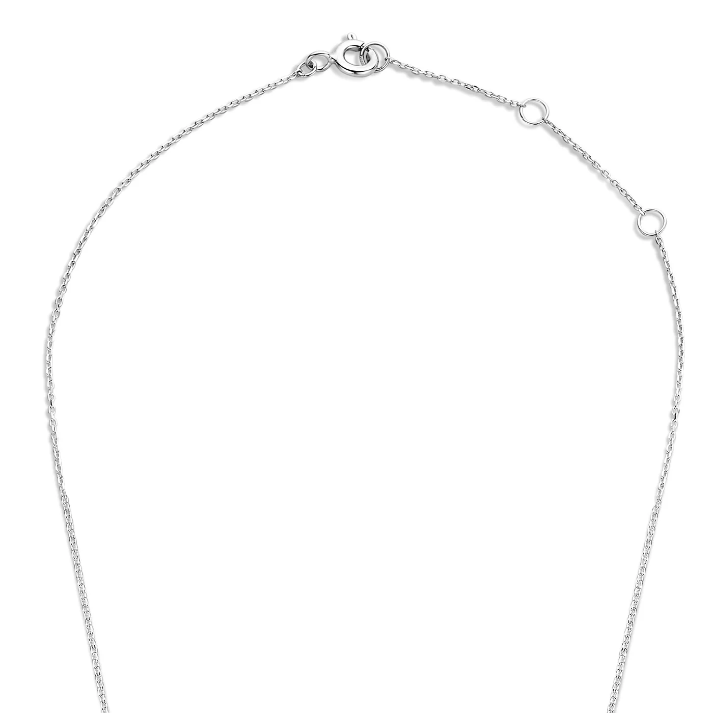Saint Germain Garance 14 karat white gold necklace with zirconia stone - Image 8
