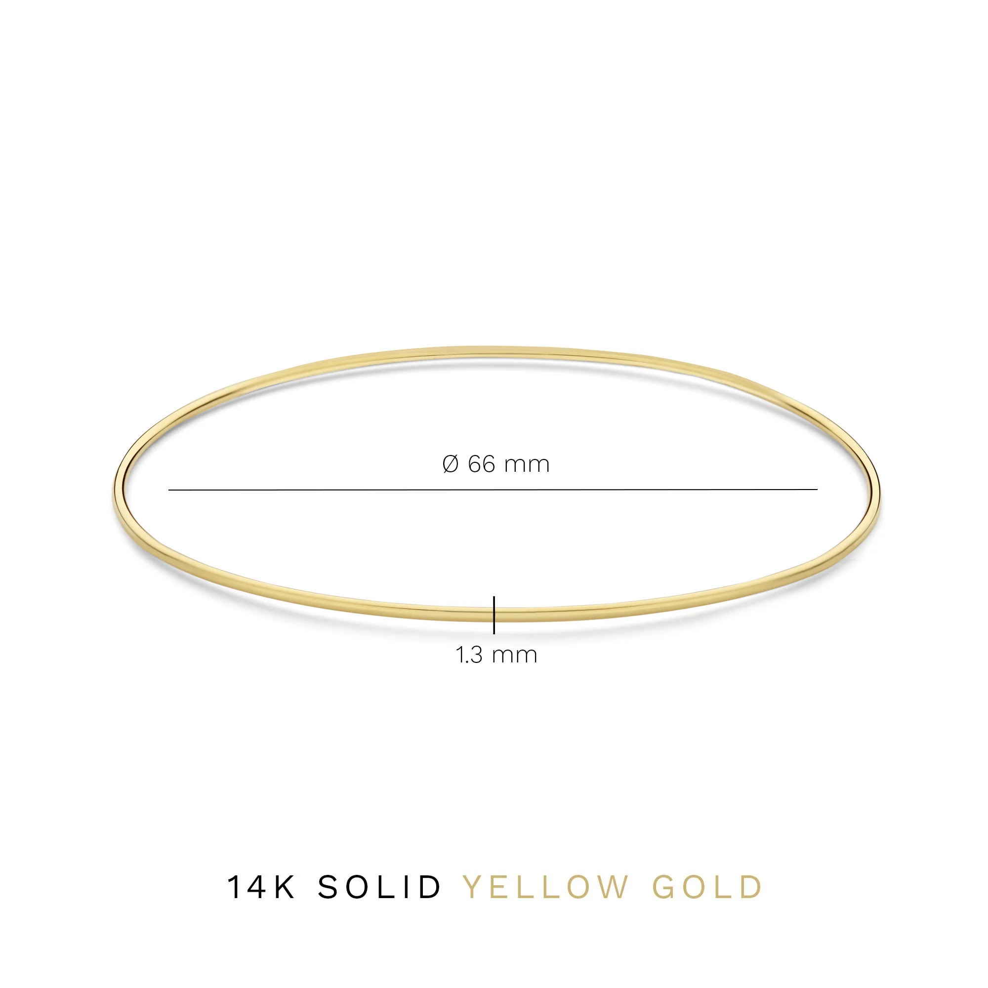 Cour d'Honneur Adora 14 karat gold bangle - Image 5