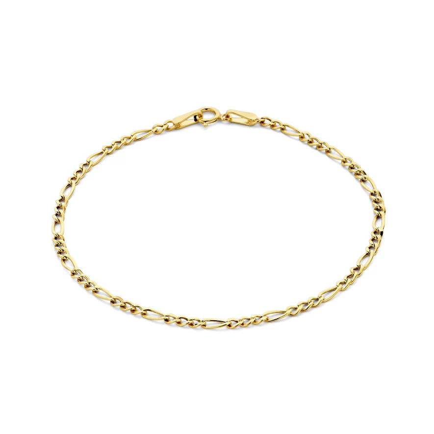 Rivoli Nina 14 karat gold bracelet with fiagro link