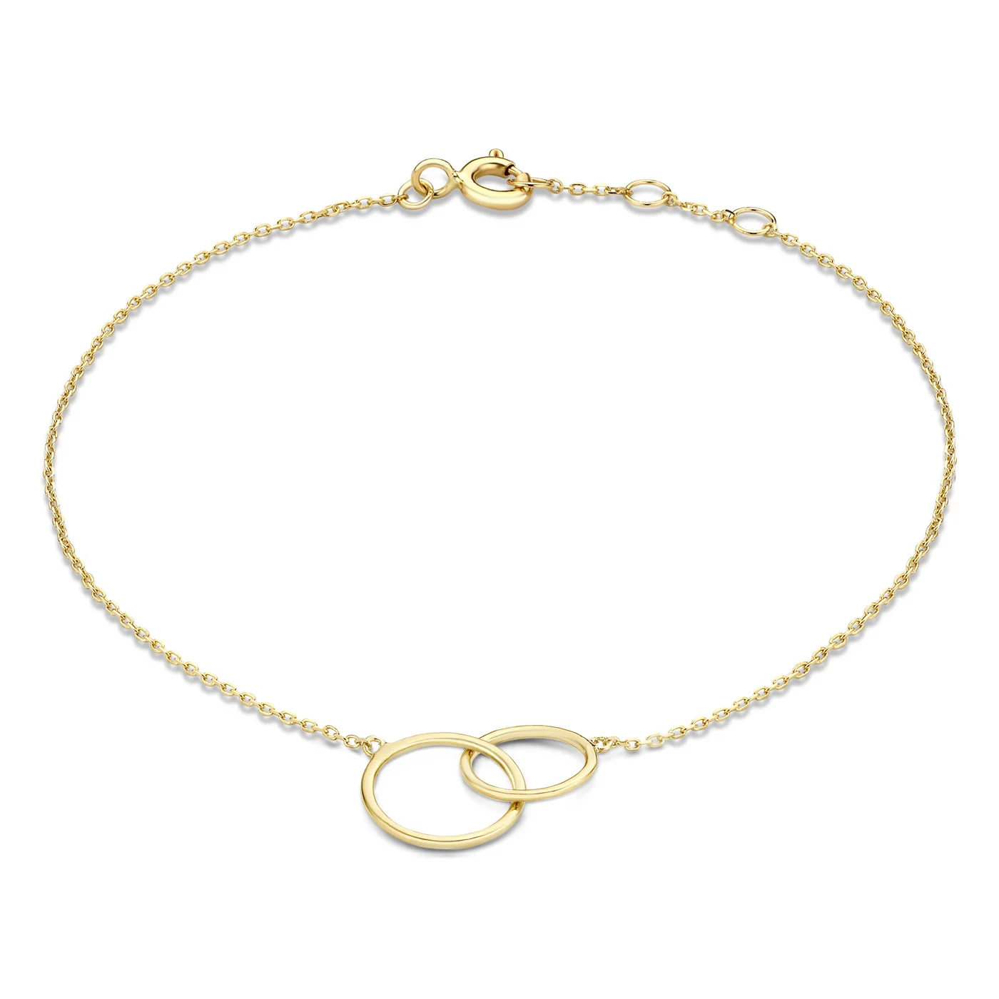 Le Marais Loulou 14 karat gold bracelet with rings