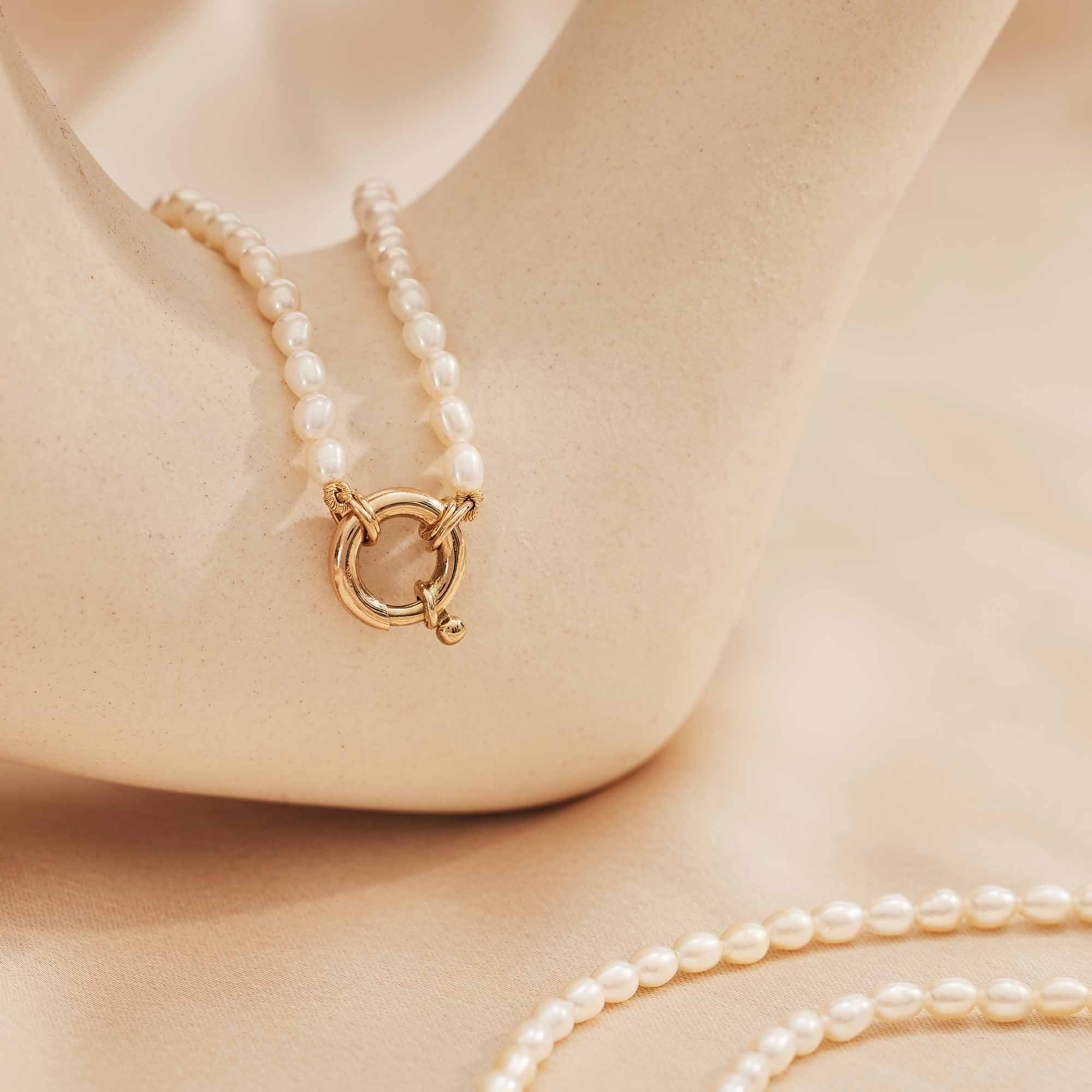 Aidee Marissa 14 karat gold bracelet with freshwater pearls - Image 6