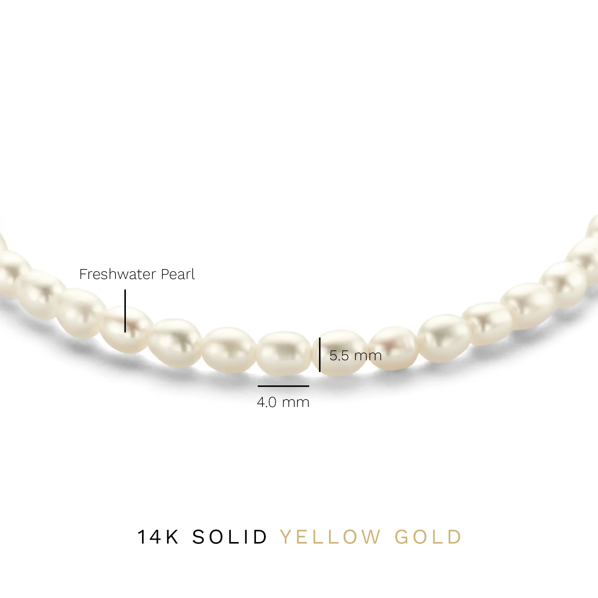 Aidee Marissa 14 karat gold bracelet with freshwater pearls - Image 7