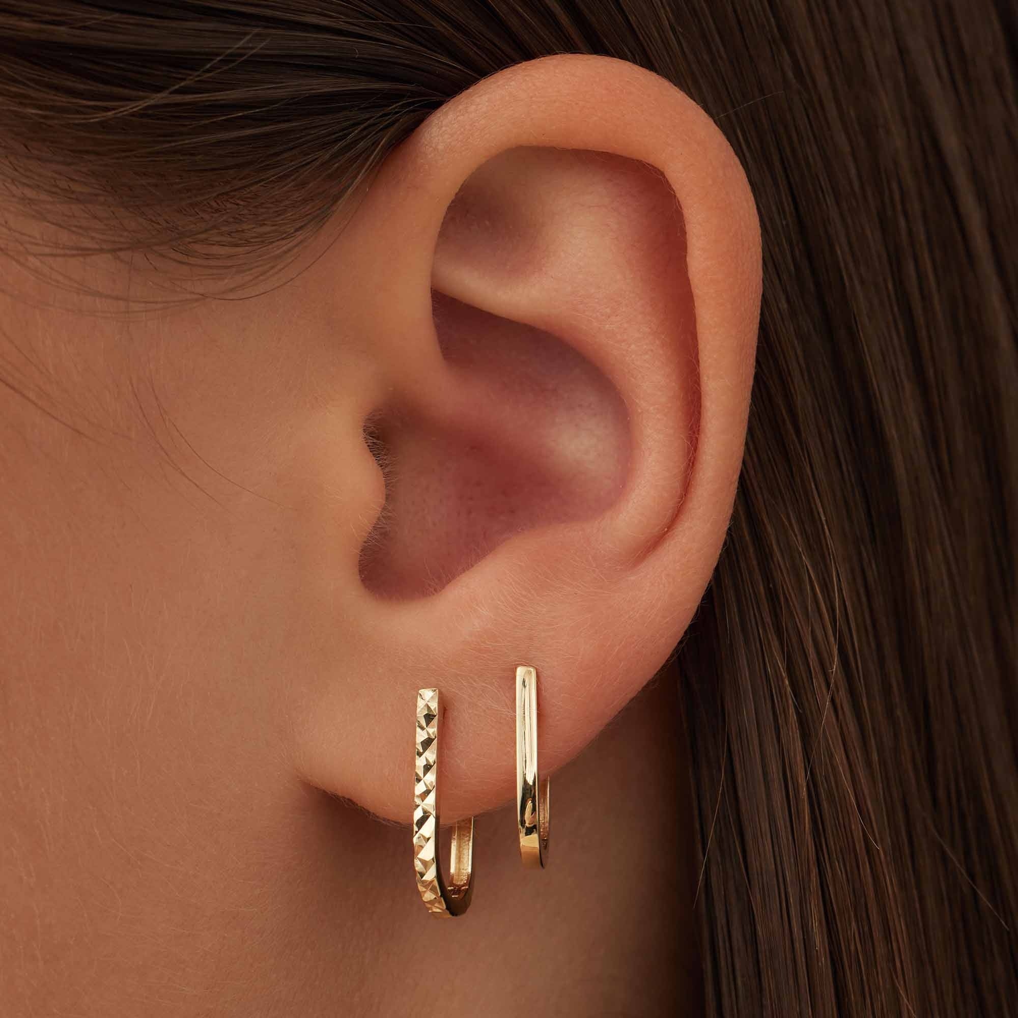 Rivoli Aimée 14 karat gold drop earrings - Image 2