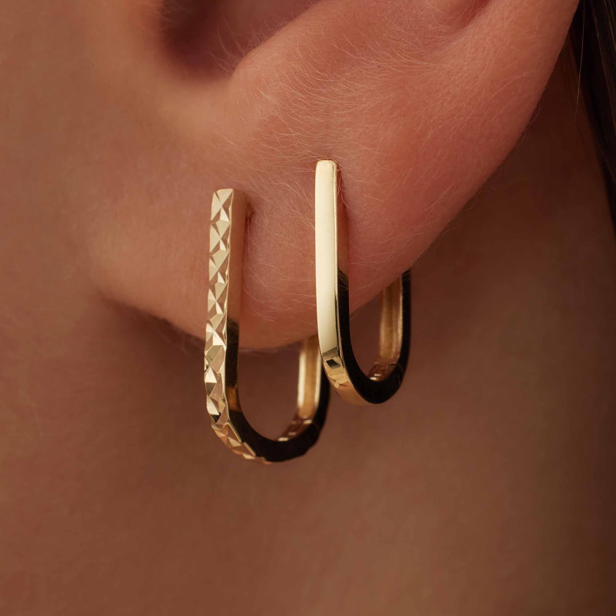 Rivoli Aimée 14 karat gold drop earrings - Image 3