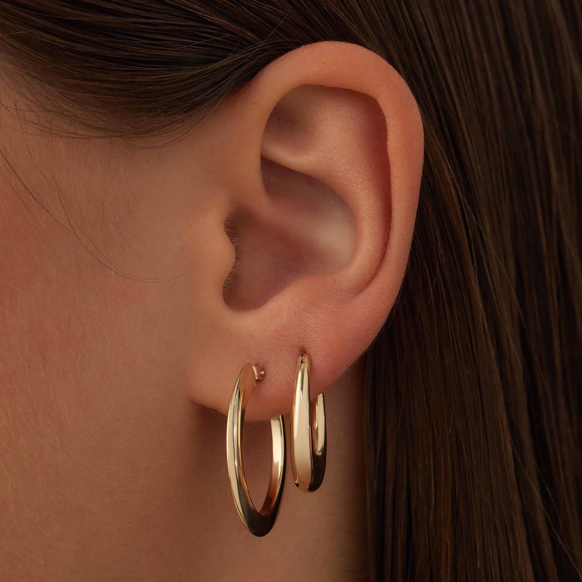Rivoli Maryn 14 karat gold drop earrings - Image 2