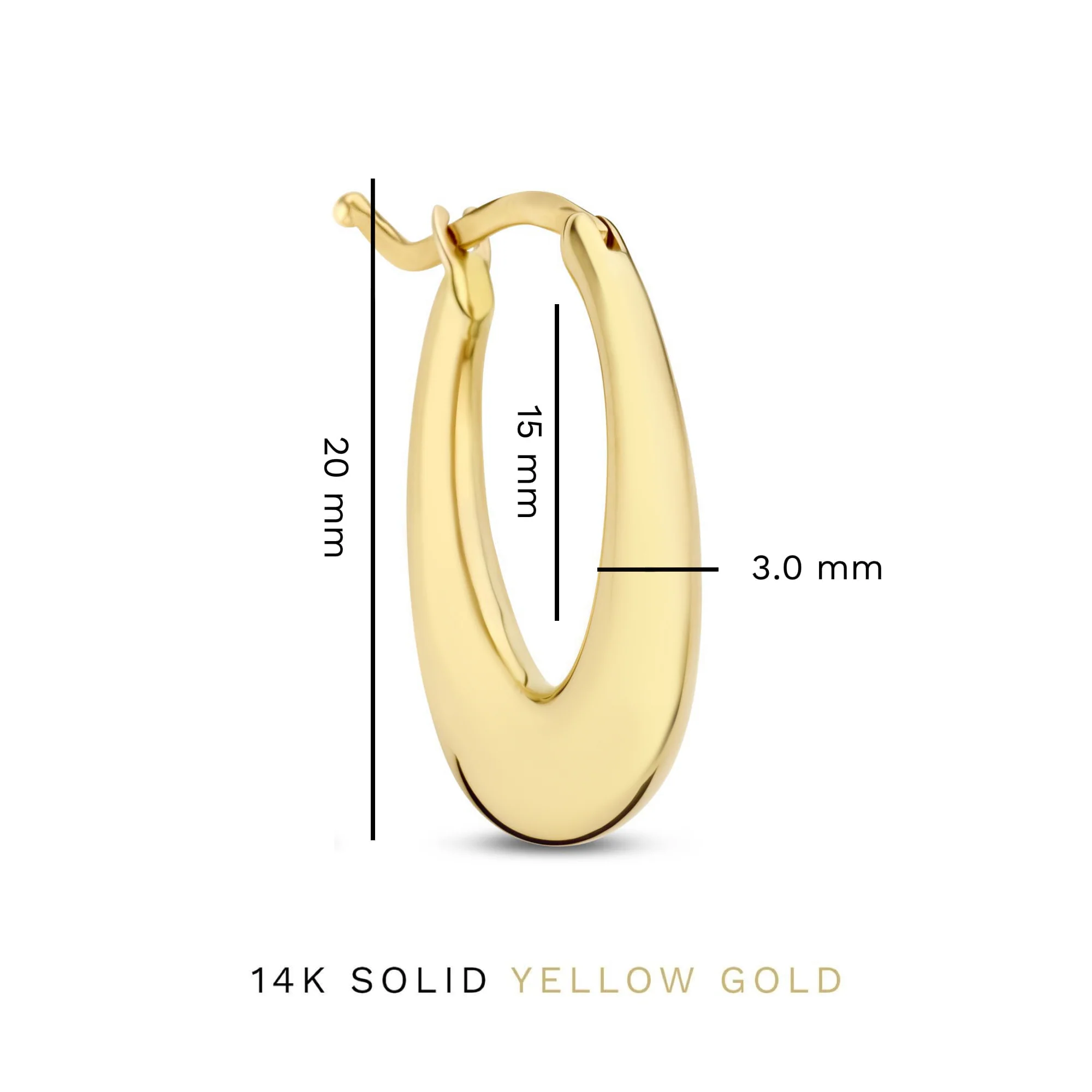 Rivoli Maryn 14 karat gold drop earrings - Image 4