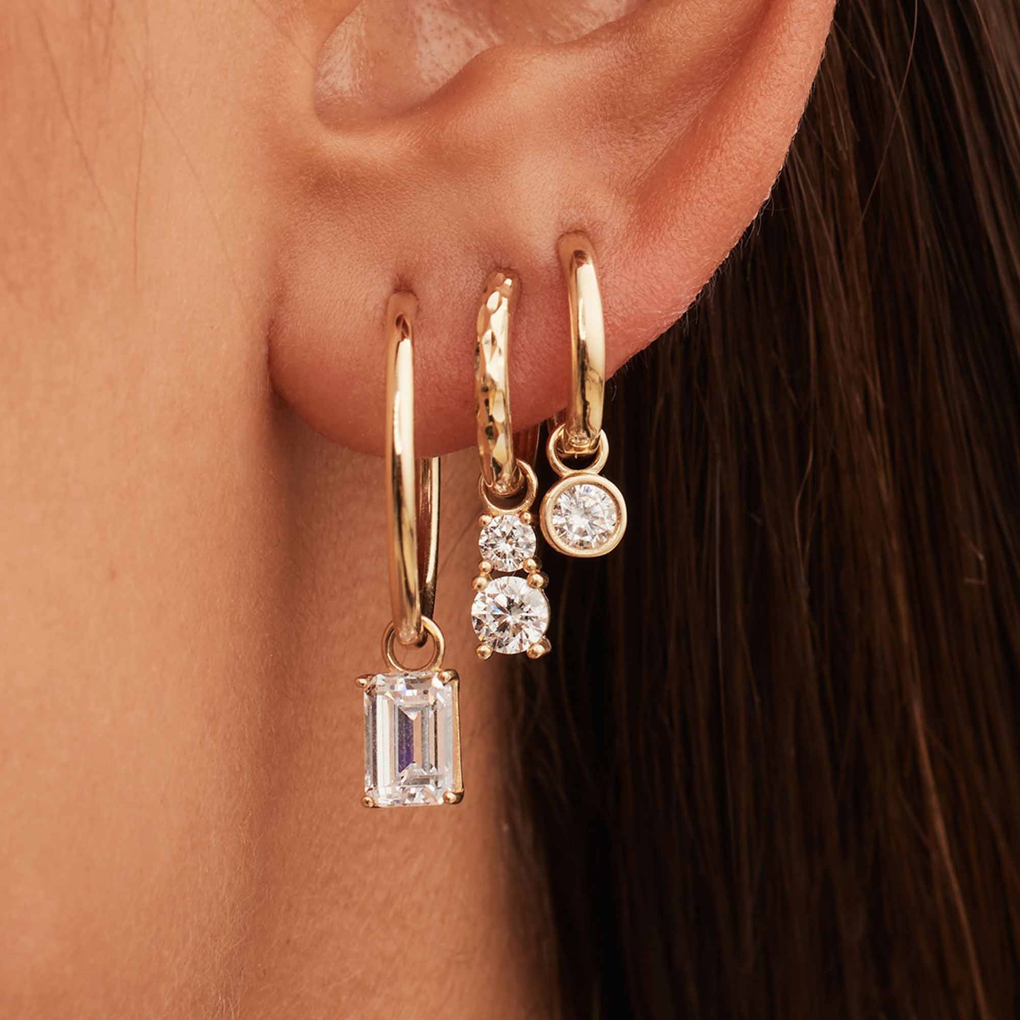Cadeau d'Isabel 14 karat gold four-piece charm set | without earrings - Image 5