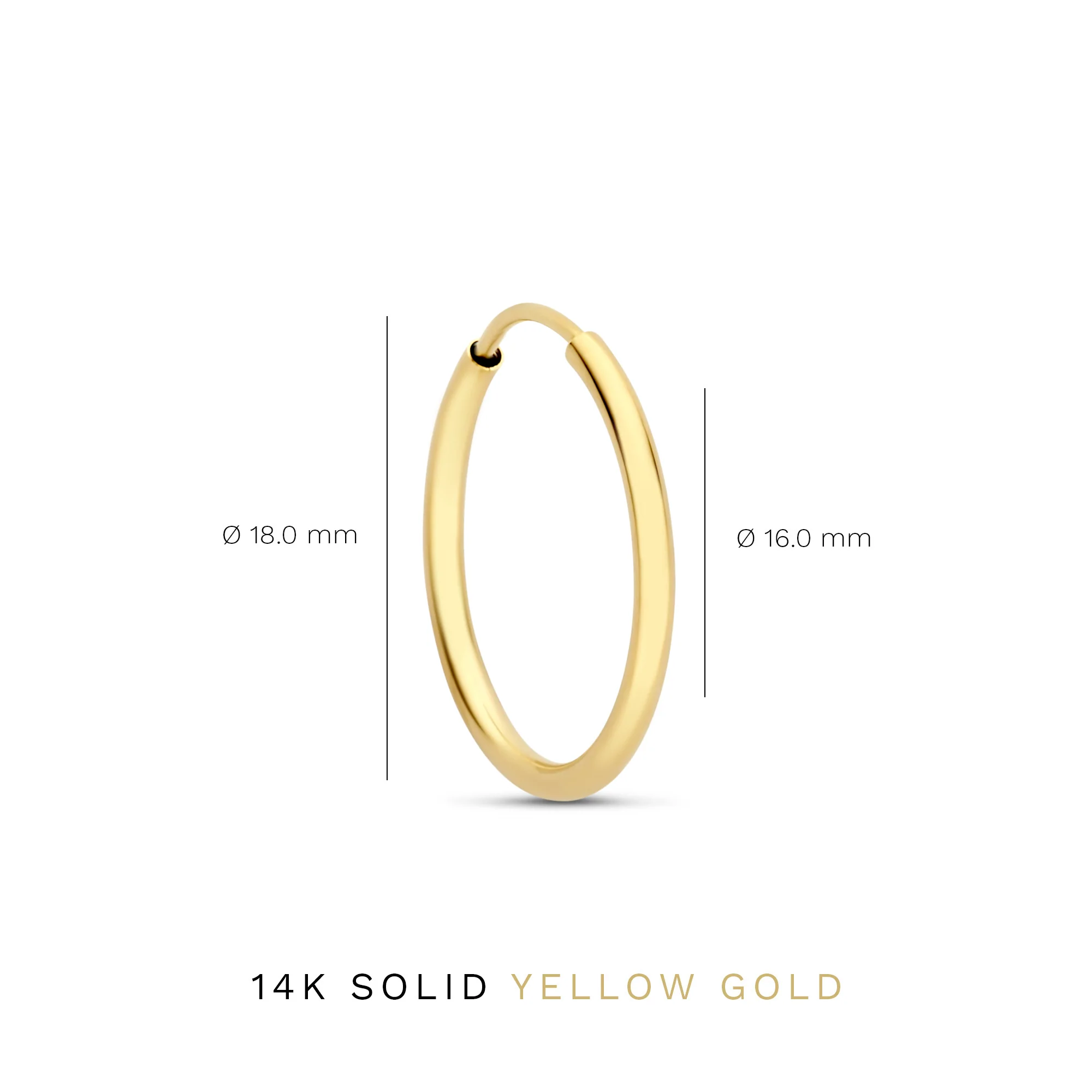 Cadeau d'Isabel 14 karat gold earring set - Image 7