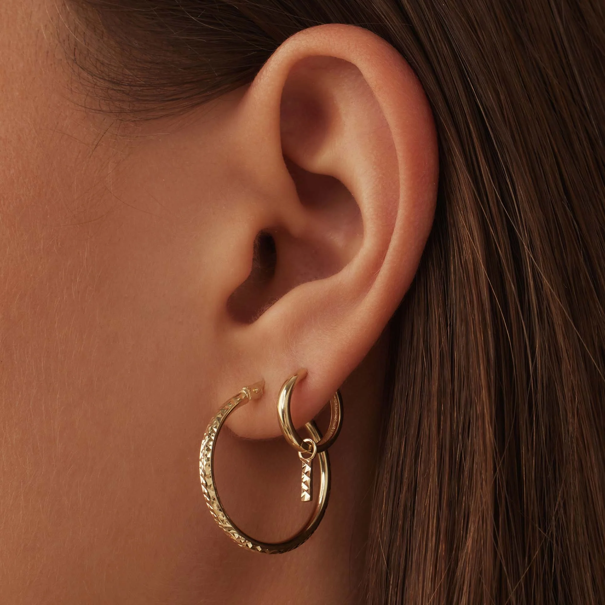 Cadeau d'Isabel 14 karat gold earring set - Image 3