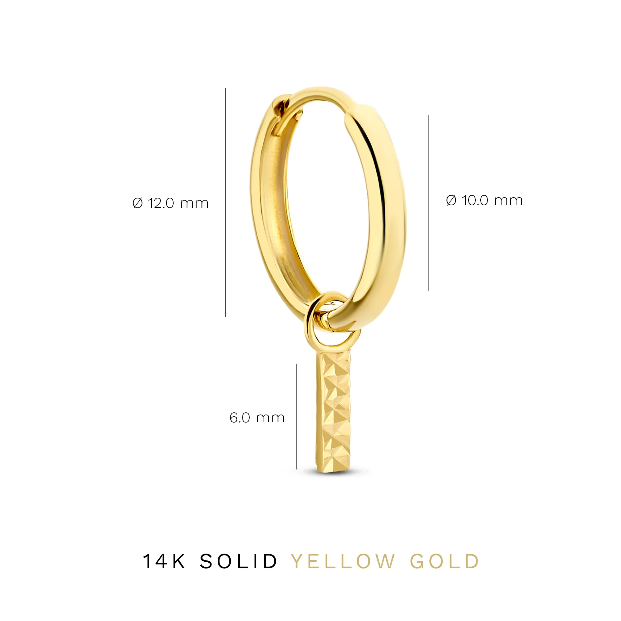 Cadeau d'Isabel 14 karat gold earring set - Image 8