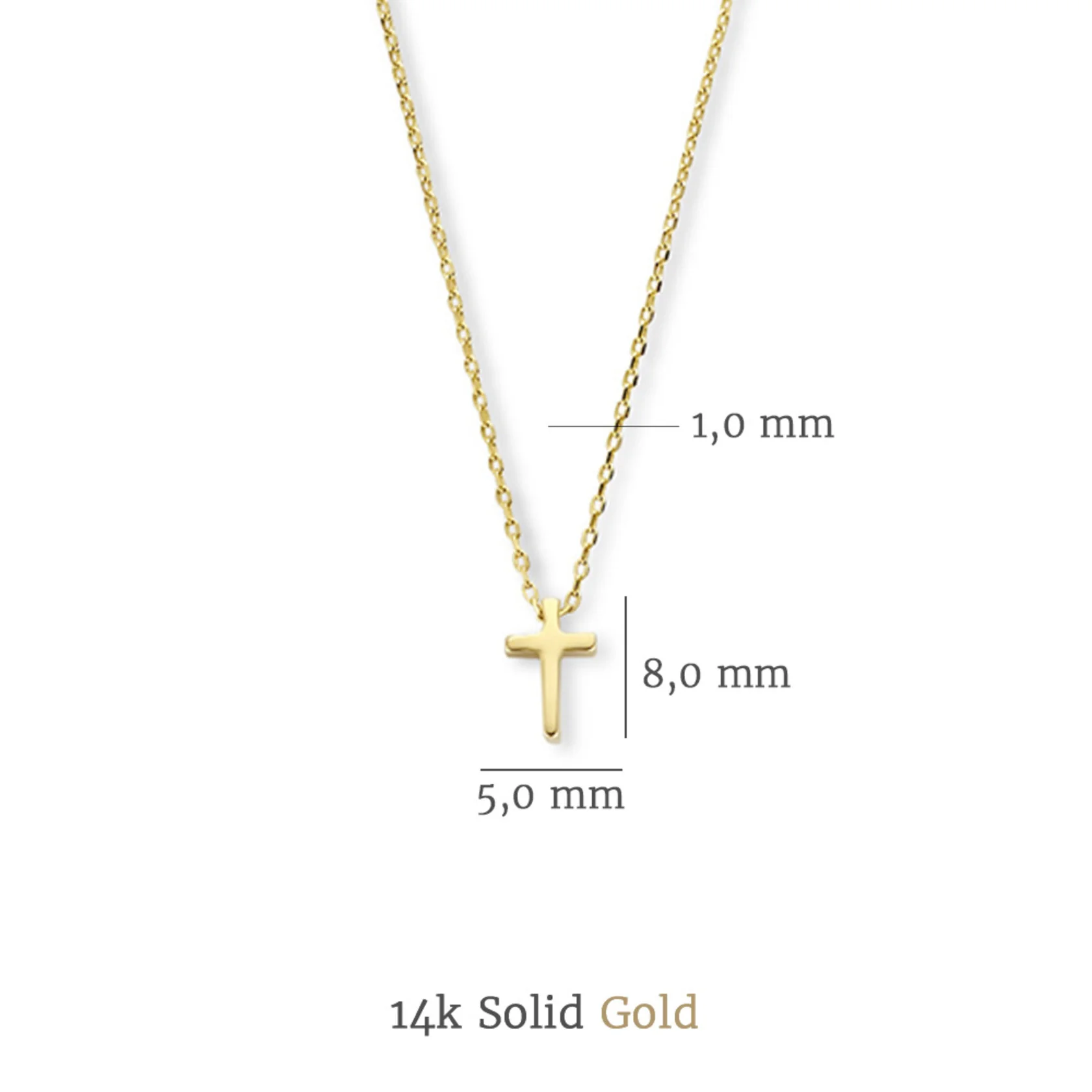Cadeau d'Isabel 14 karat gold necklace and bracelet gift set - Image 8