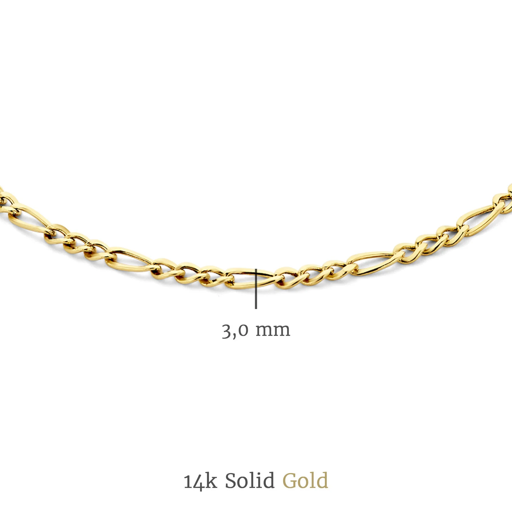 Cadeau d'Isabel 14 karat gold necklace and bracelet gift set - Image 9