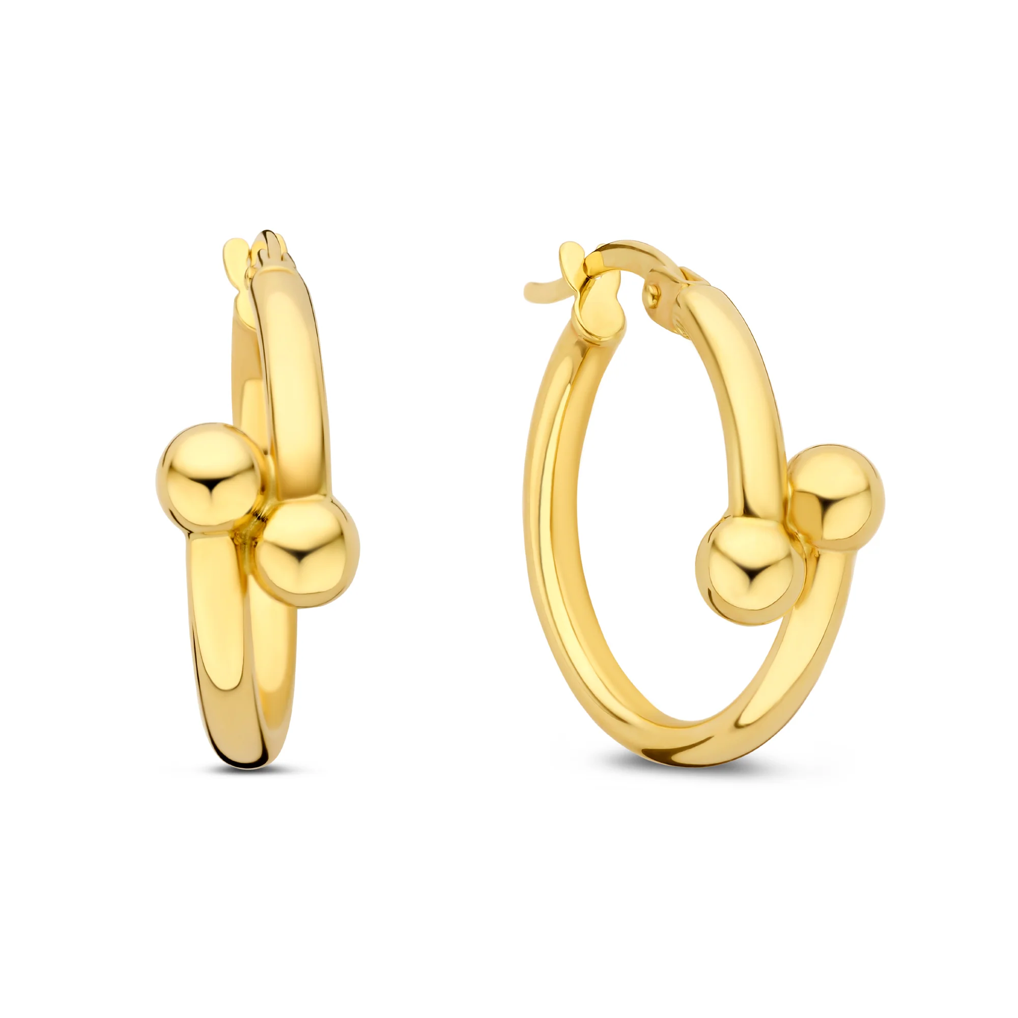 Monceau Mirell 14 karat gold hoop earrings (18.5 mm)