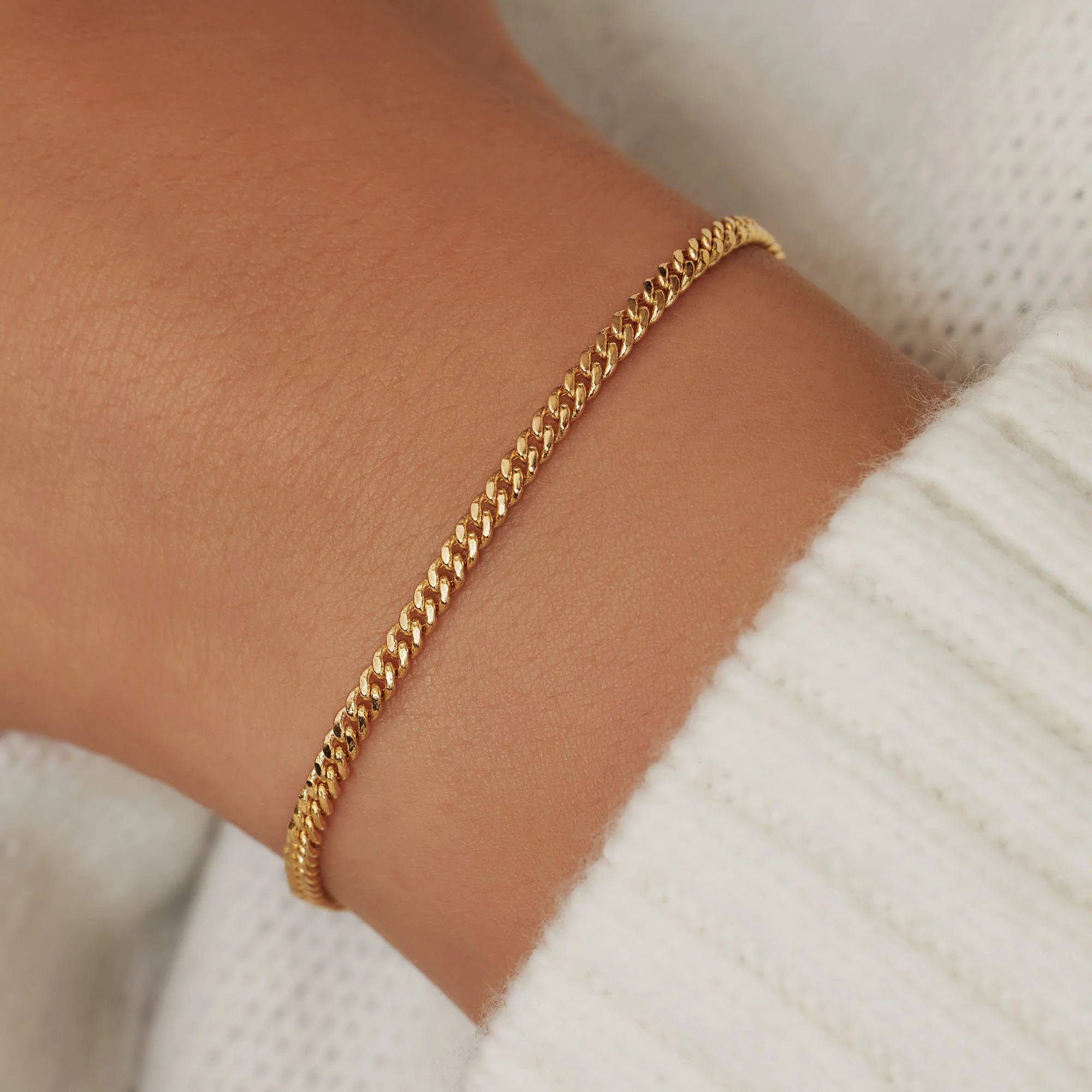 Aidee Julee 14 karat gold link bracelet - Image 2