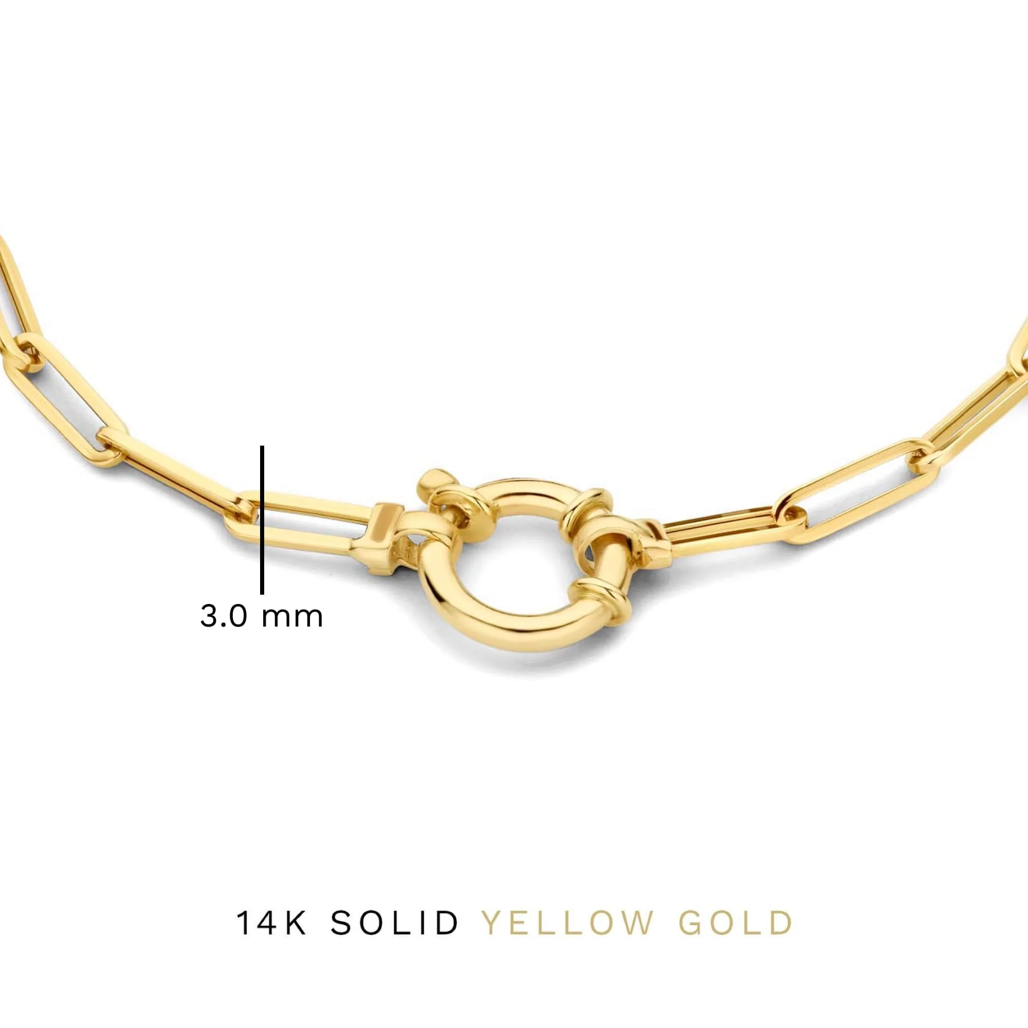 Aidee Odile 14 karat gold link bracelet - Image 6