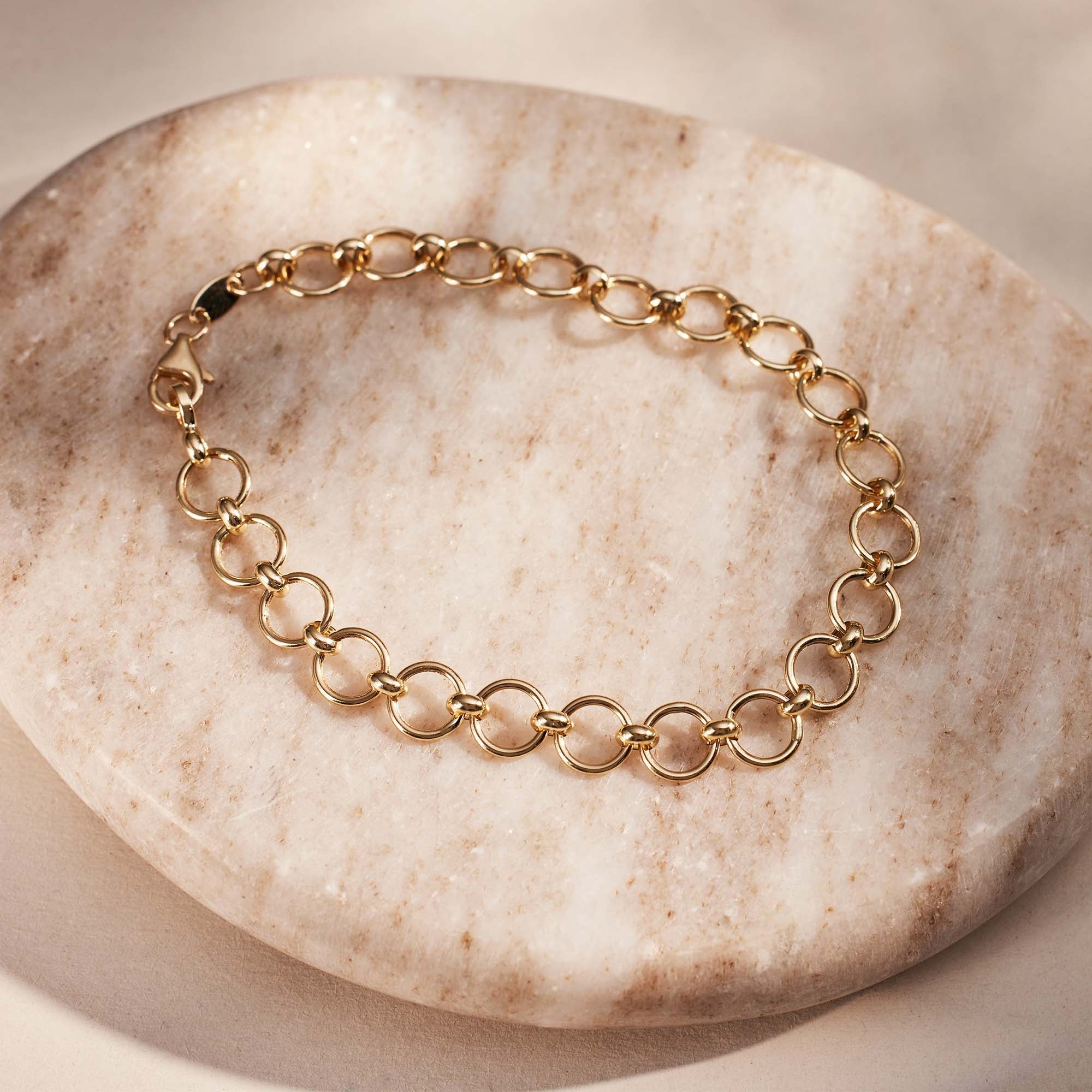 Belleville Axelle 14 karat gold link bracelet - Image 5