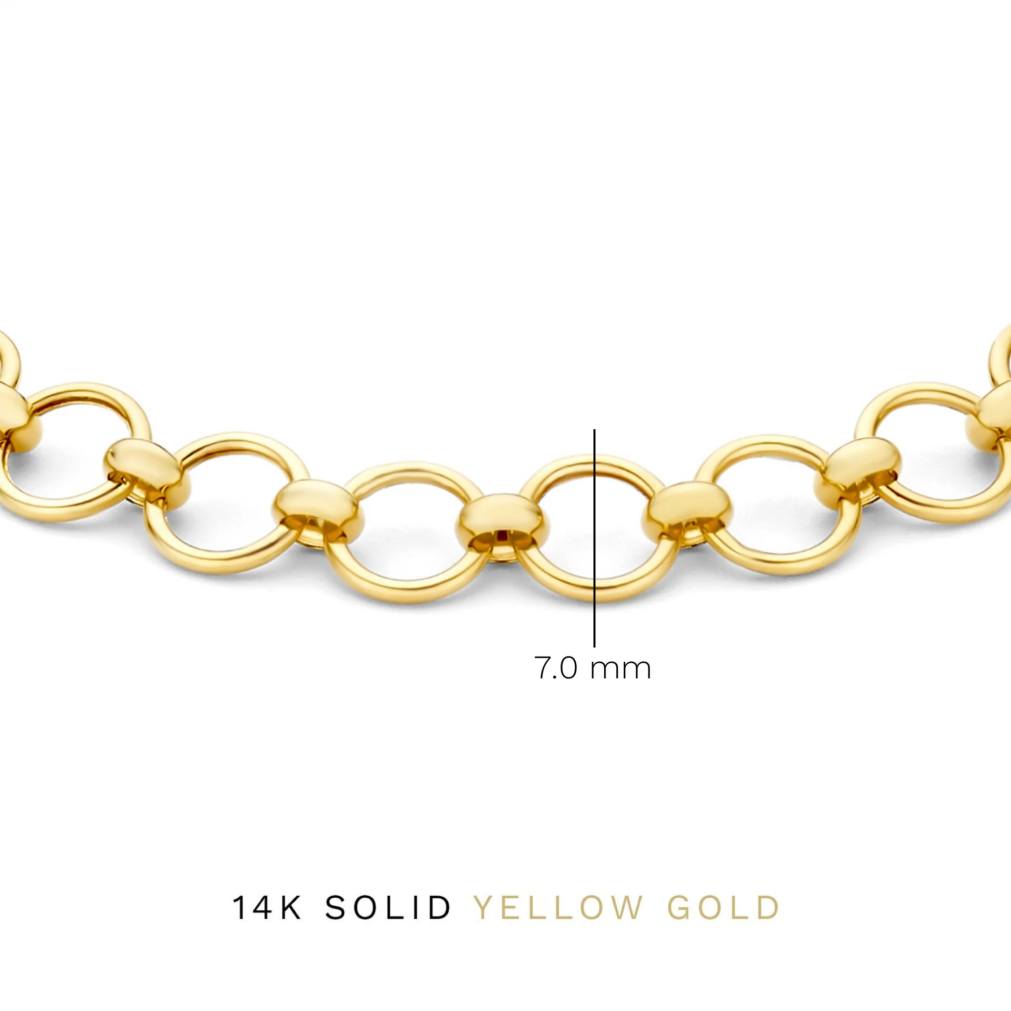 Belleville Axelle 14 karat gold link bracelet - Image 6