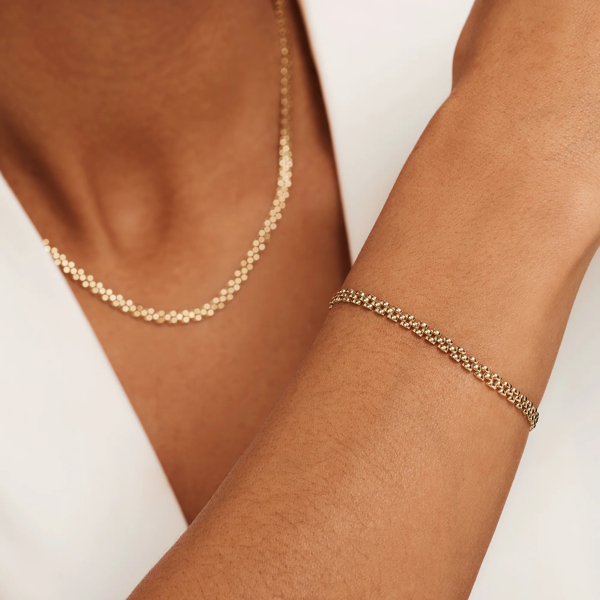 Aidee Rosine 14 karat gold link bracelet - Image 3