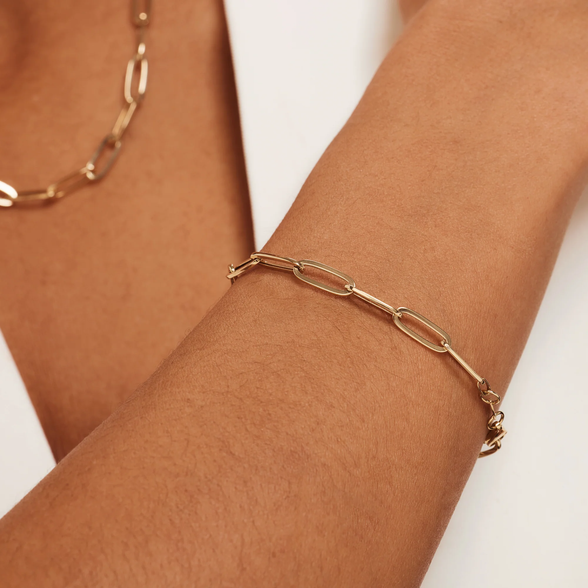 Aidee Odile 14 karat gold link bracelet - Image 3