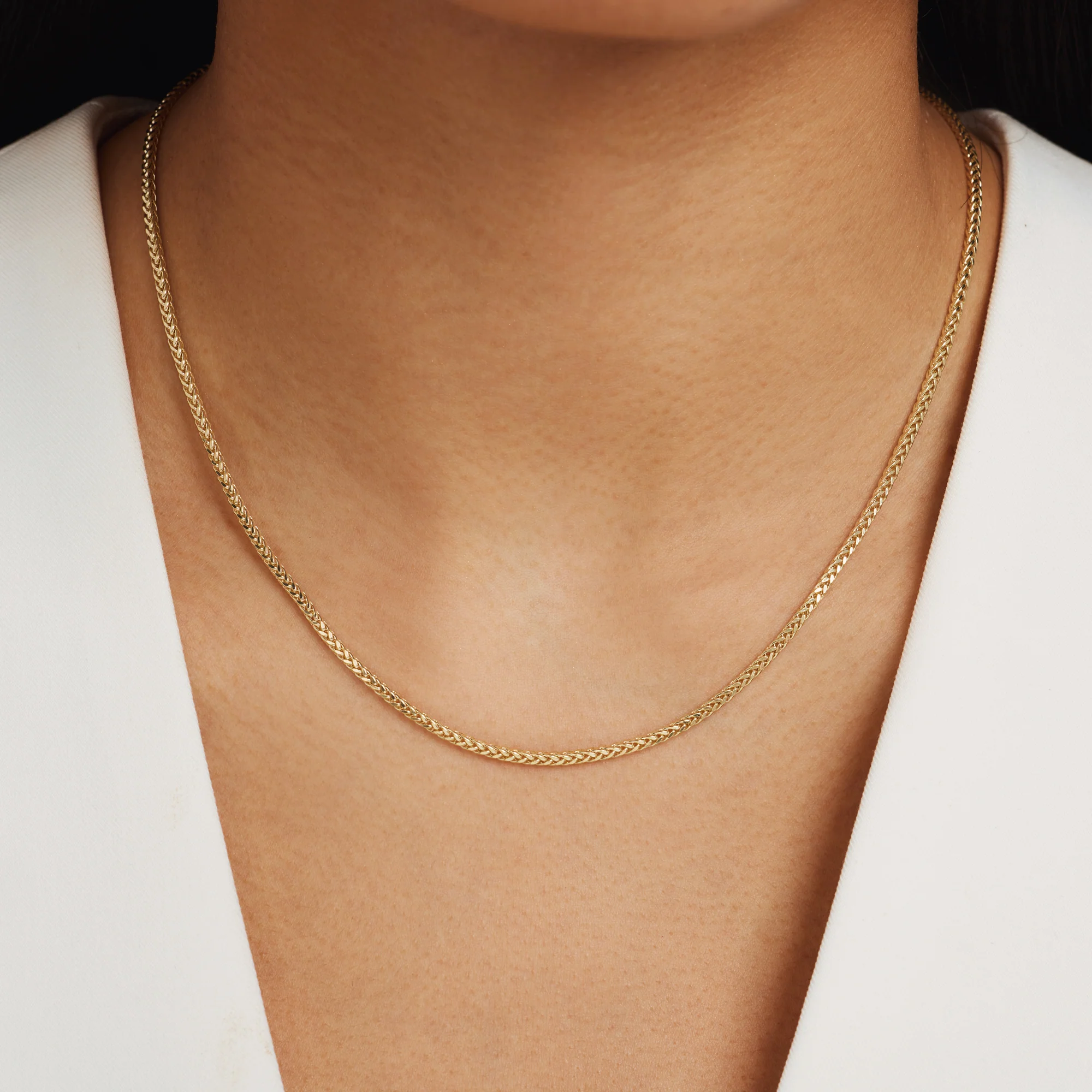 Aidee Sharla 14 karat gold link necklace - Image 3