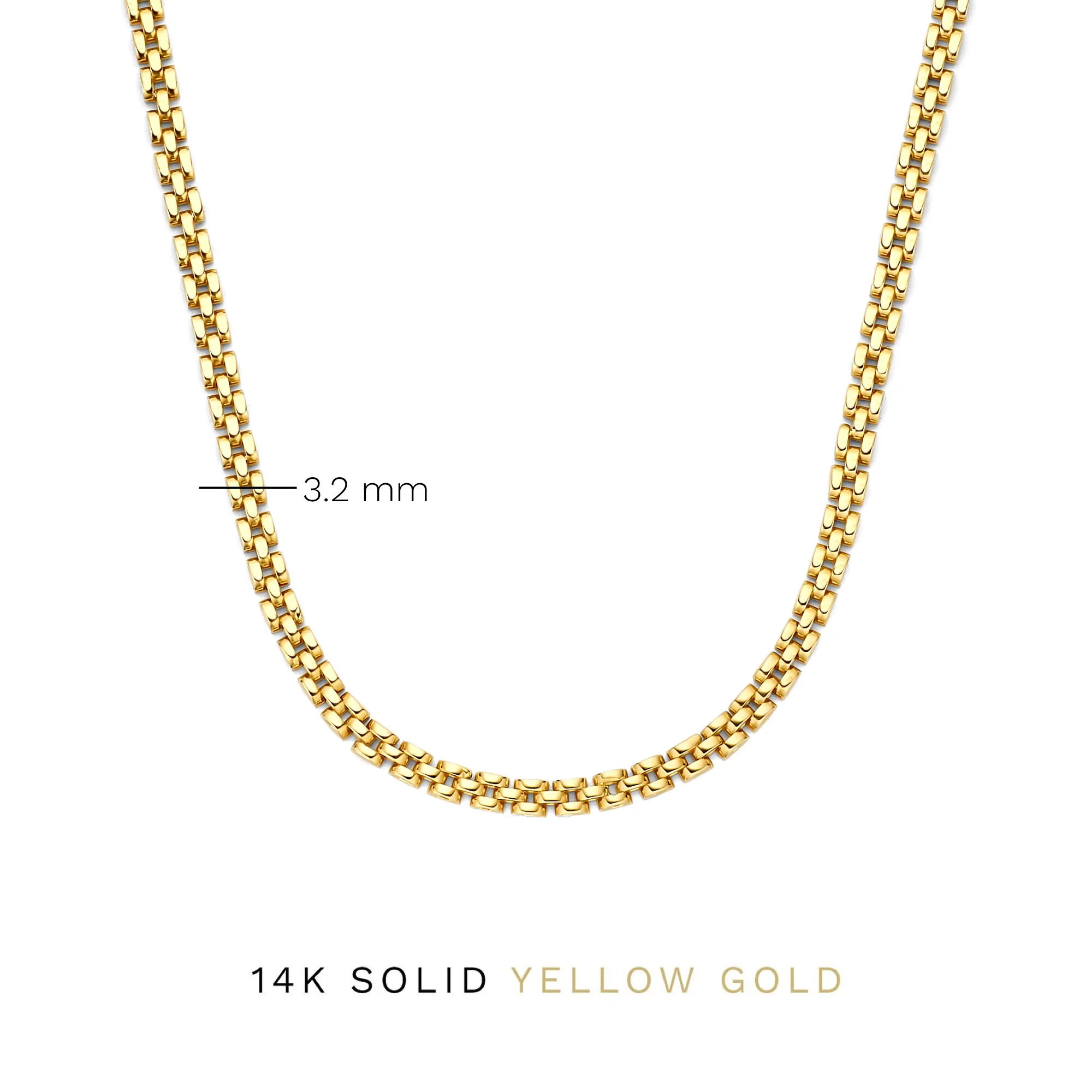 Aidee Rosine 14 karat gold link necklace - Image 7