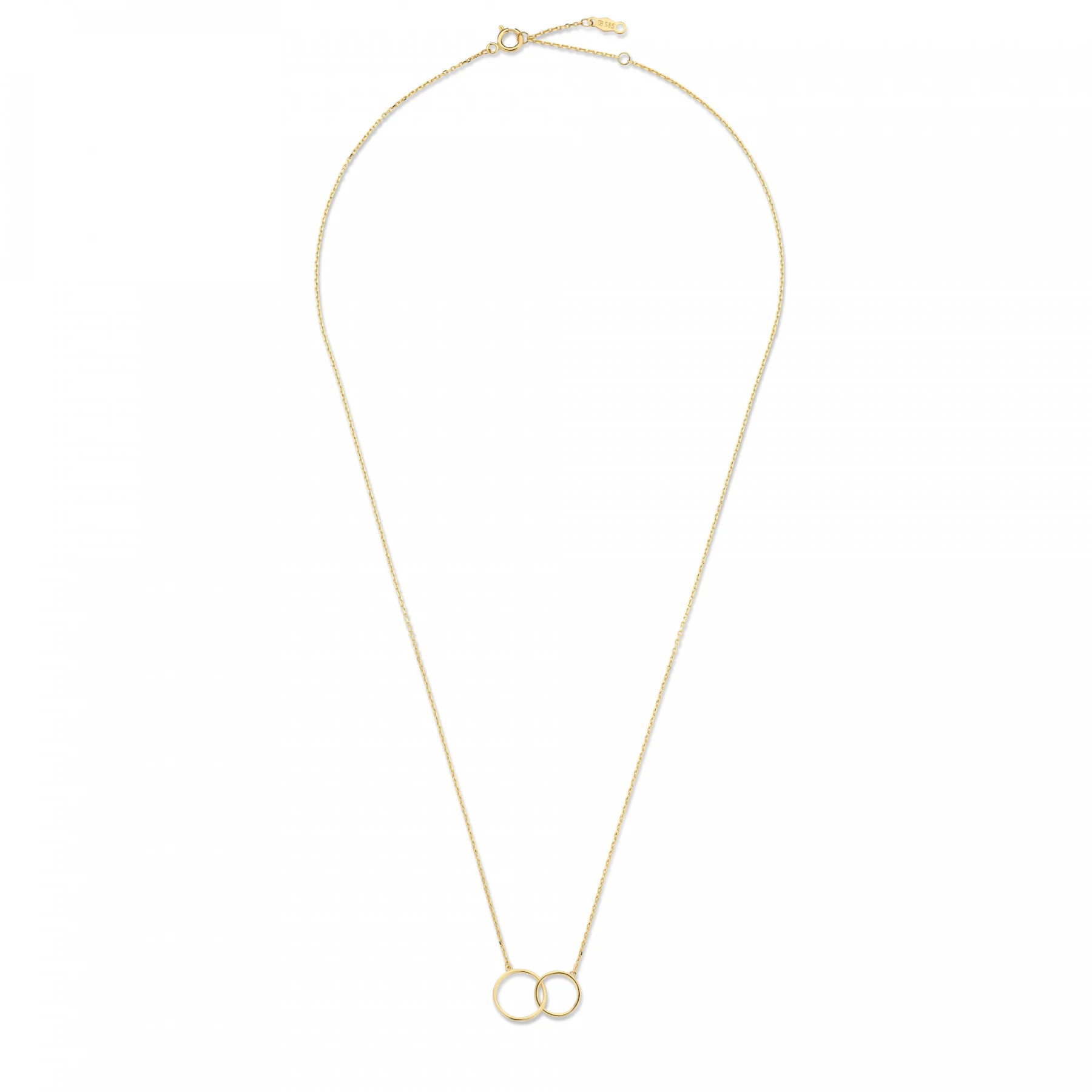 Cadeau d'Isabel 14 karat gold necklace & bracelet gift set with rings - Image 6