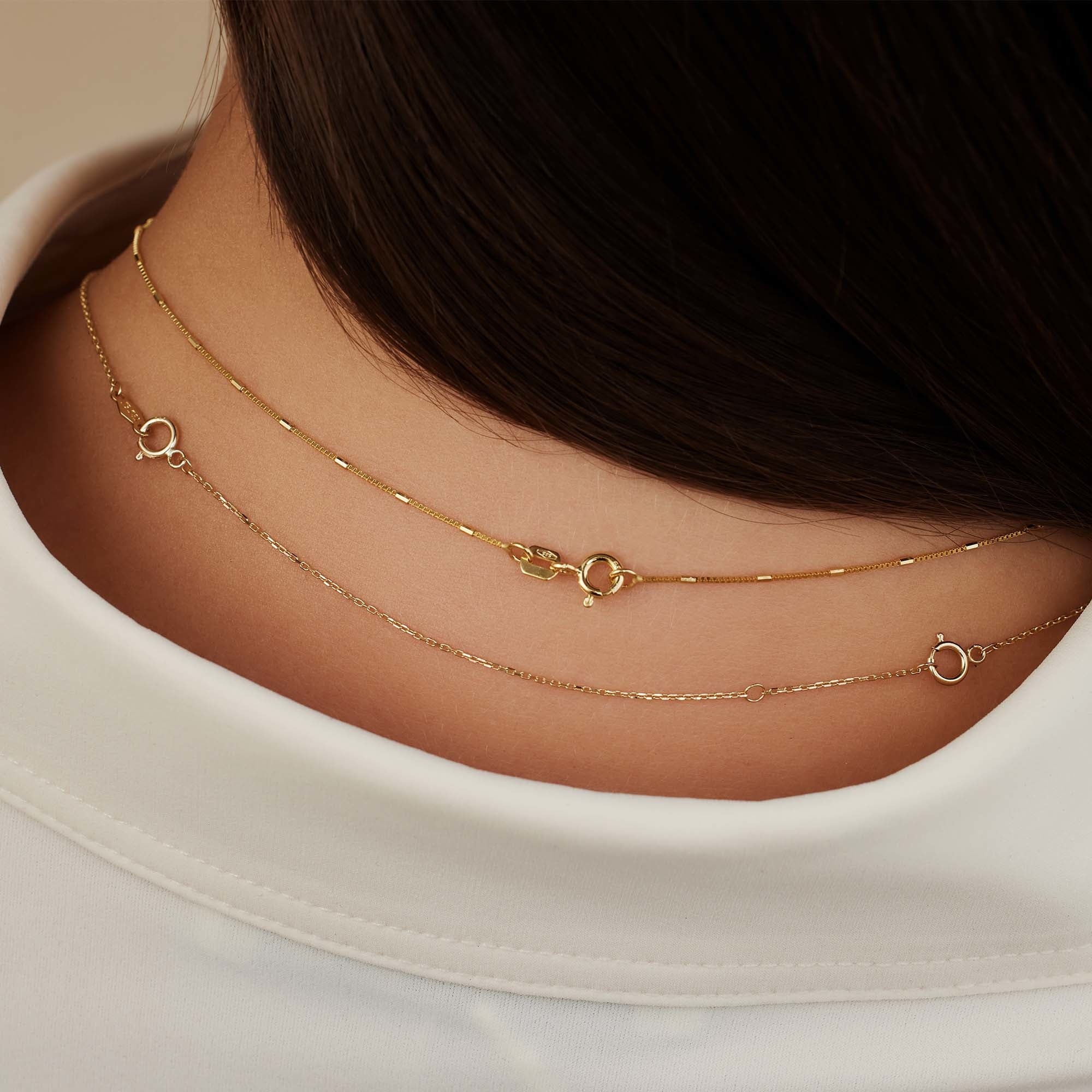 Rivoli Nicole 14 karat gold necklace extender - Image 2