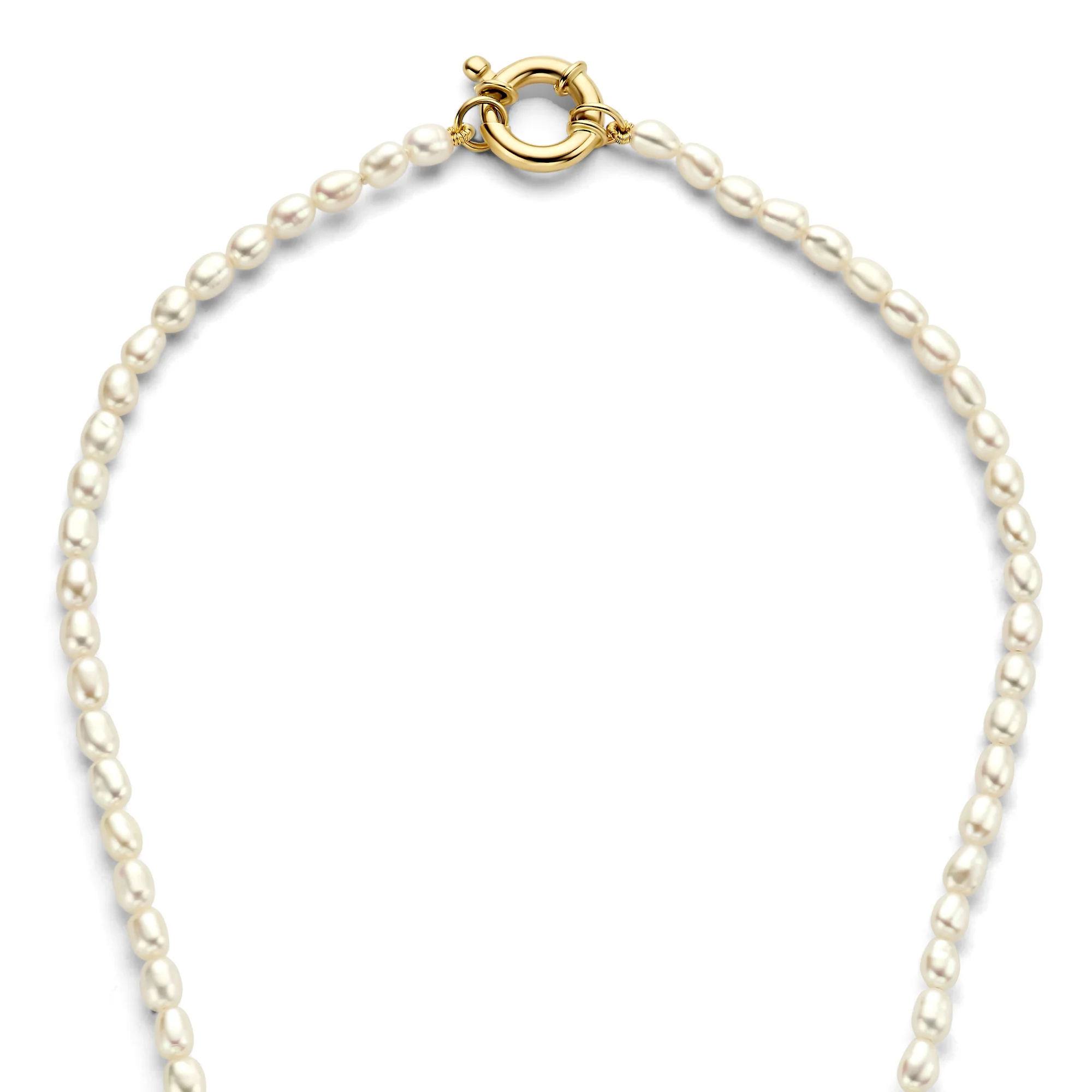 Aidee Marissa 14 karat gold necklace with freshwater pearls - Image 8