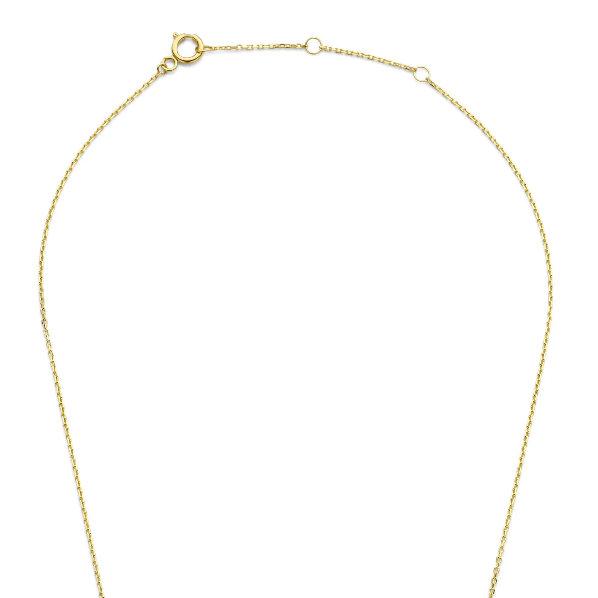 Monceau Giselle 14 karat gold necklace with feather - Image 6