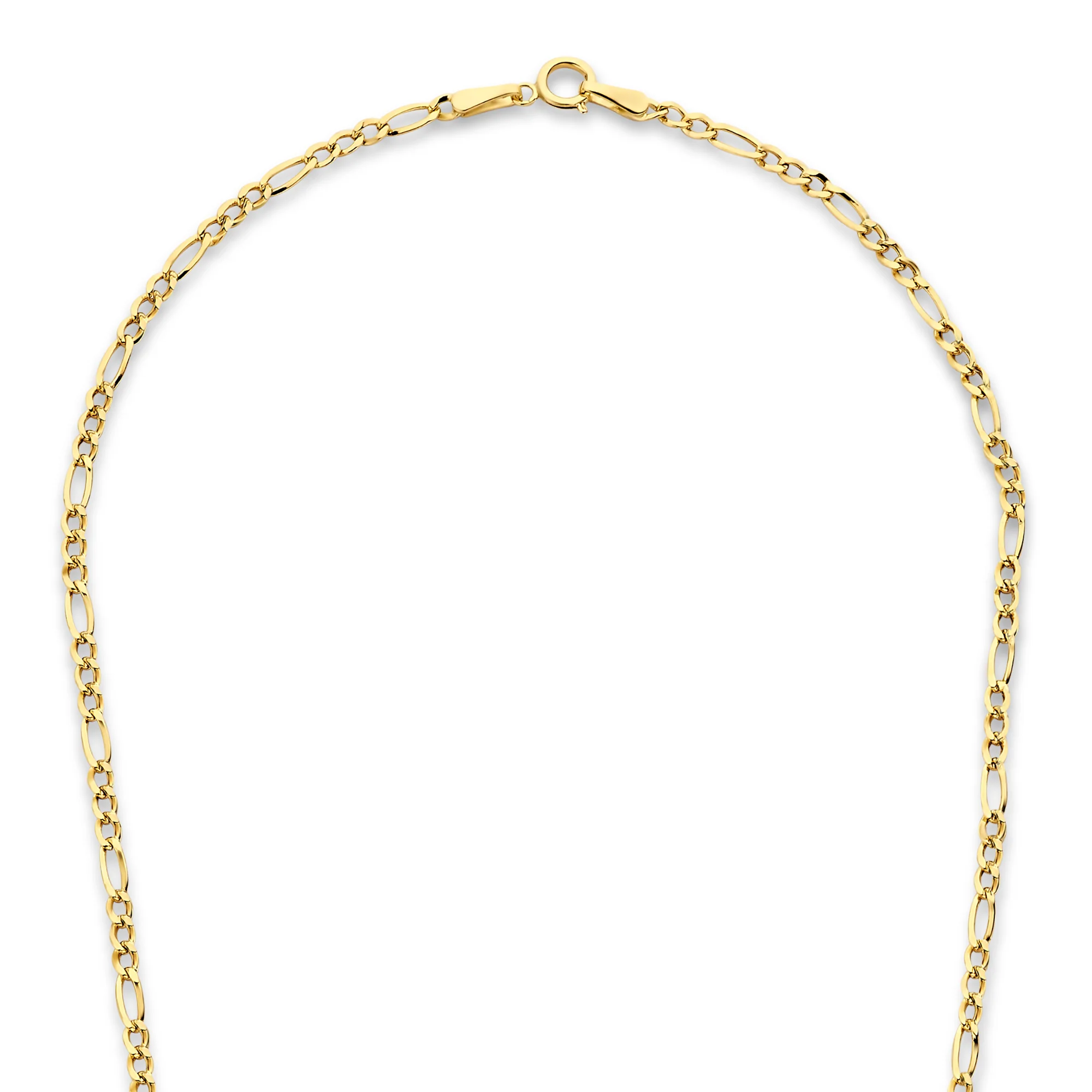 Rivoli Nina 14 karat gold necklace with figaro chain - Image 8