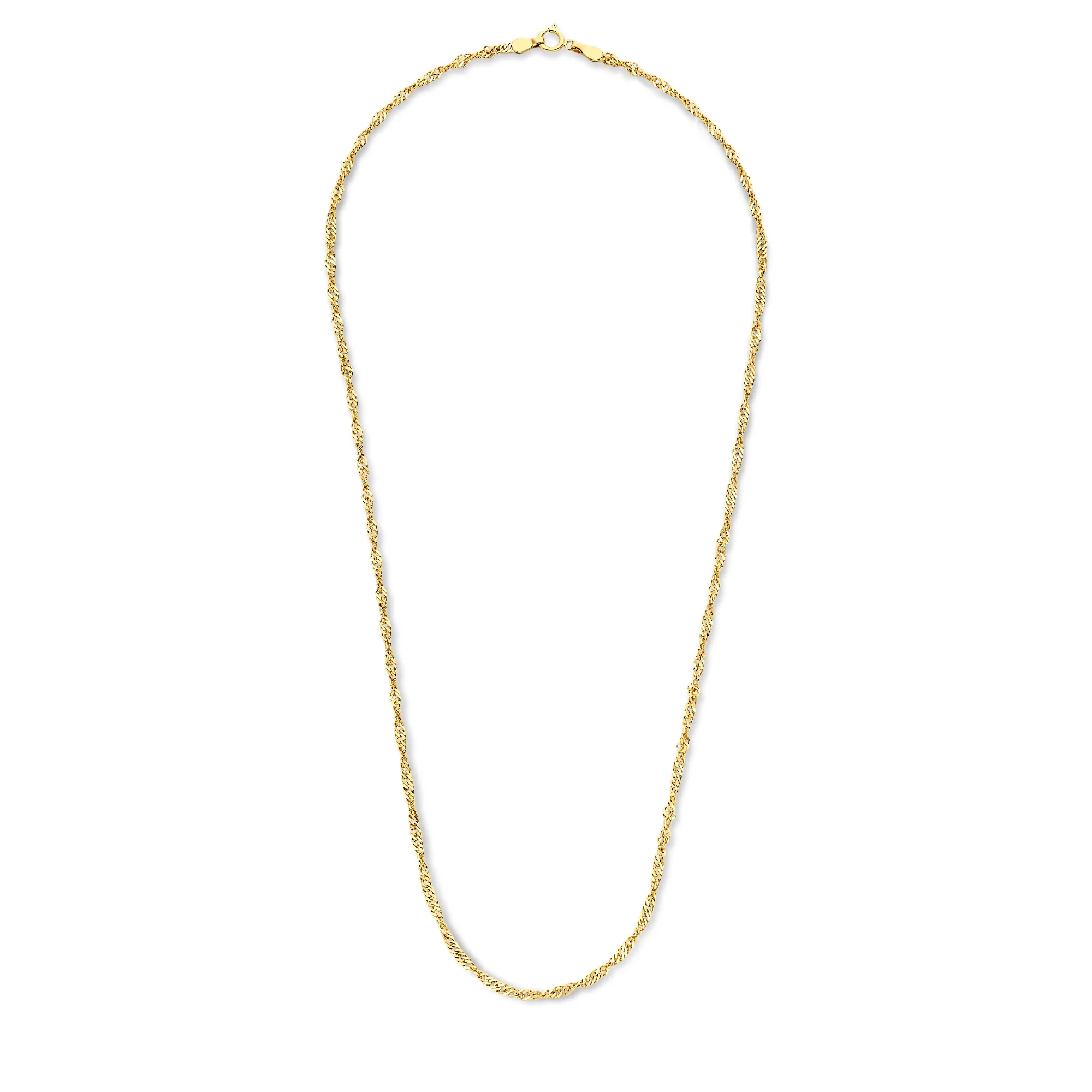Rivoli Lilou 14 karat gold necklace with twist - Image 7