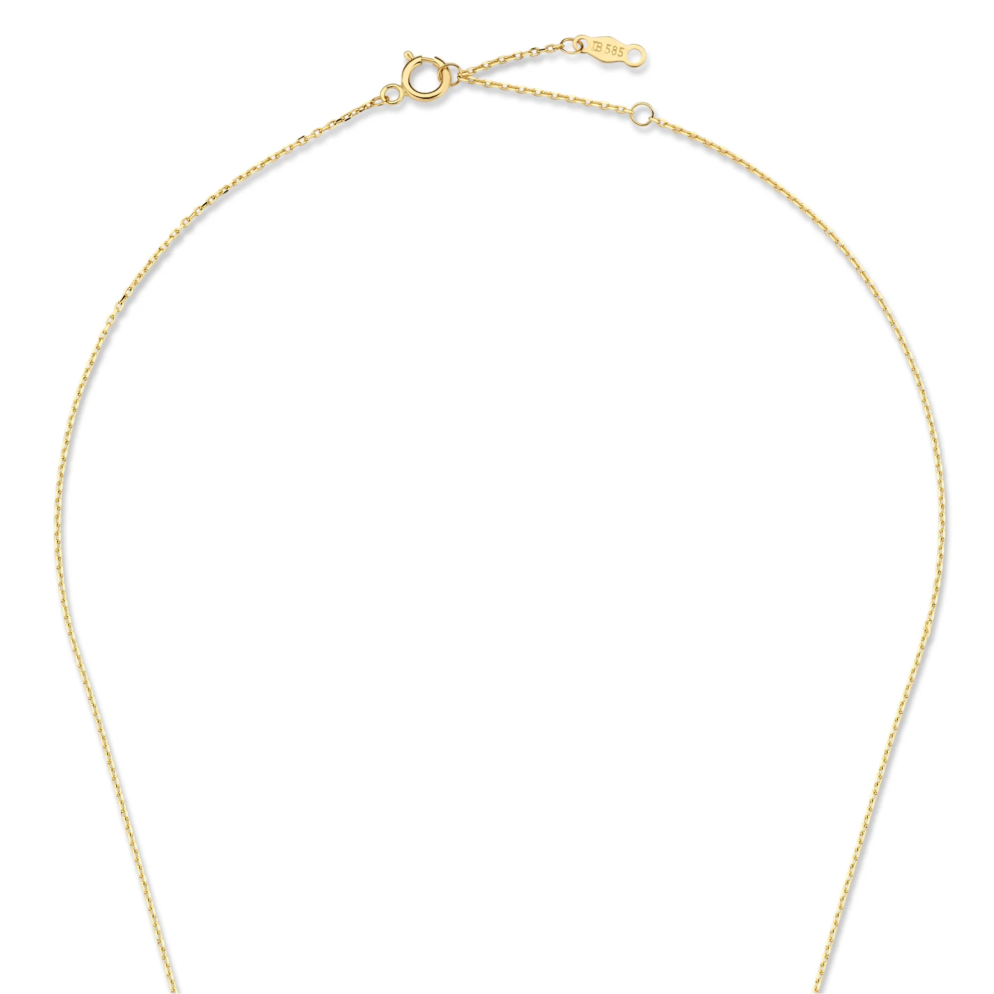 Le Marais Loulou 14 karat gold necklace with two rings - Image 9