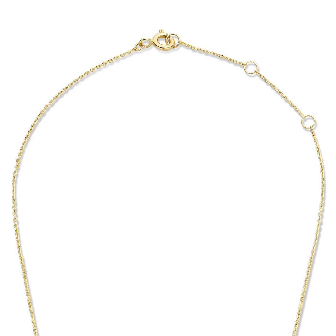 Le Marais Garance 14 karat gold necklace with zirconia stone - Image 6