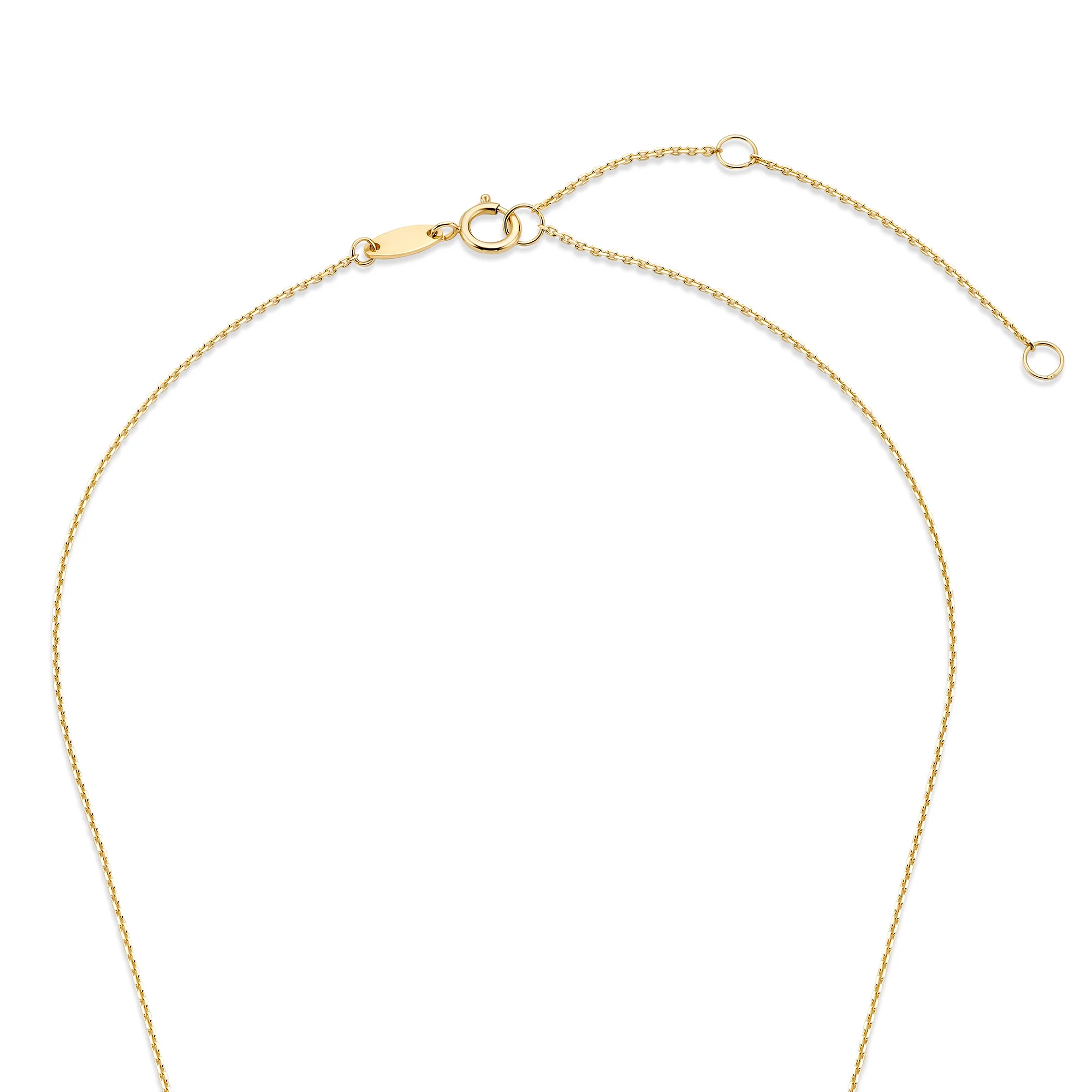 Rivoli Aélys 14 karat gold necklace with zirconia stone - Image 6