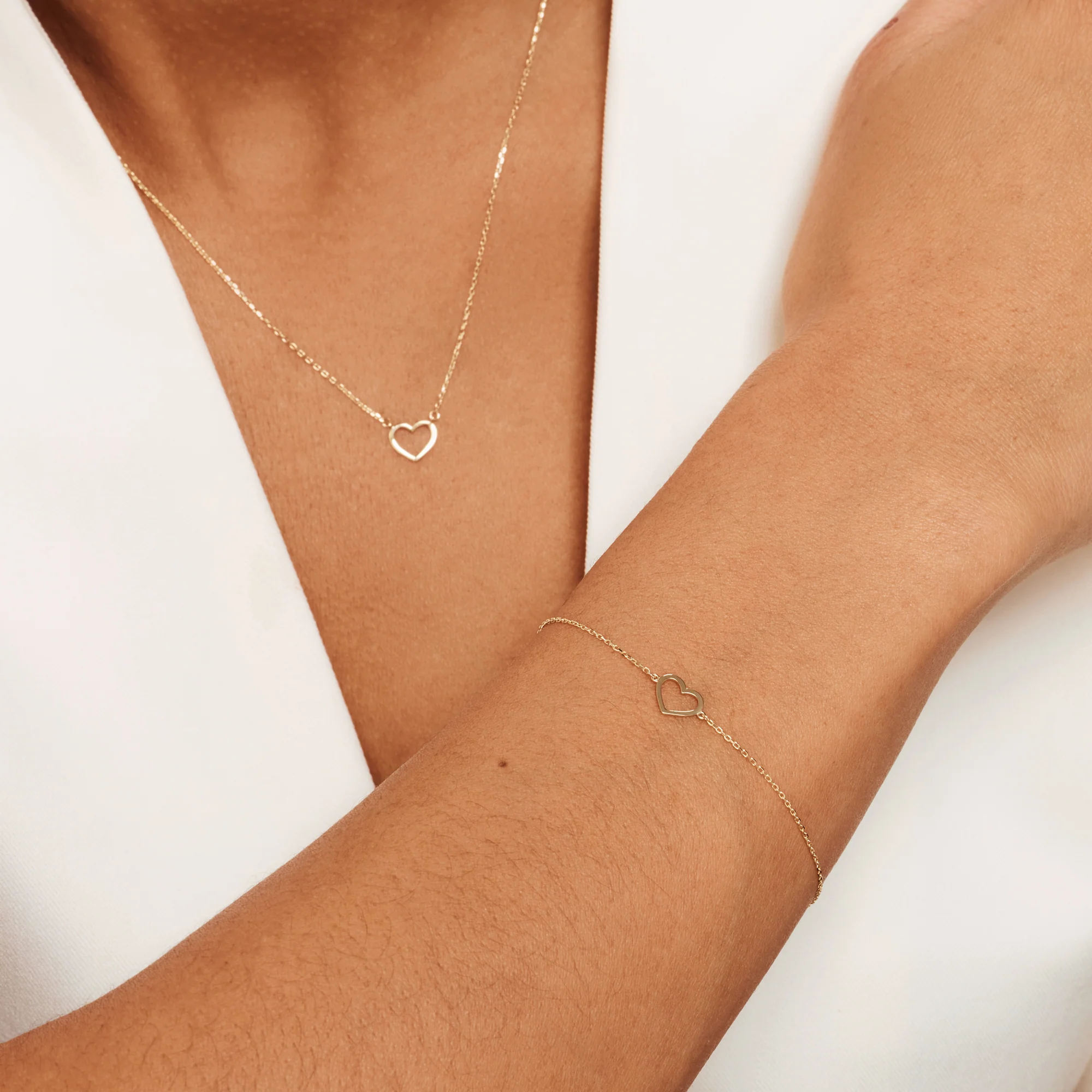 Belleville Amore 14 karat gold necklace with heart - Image 3