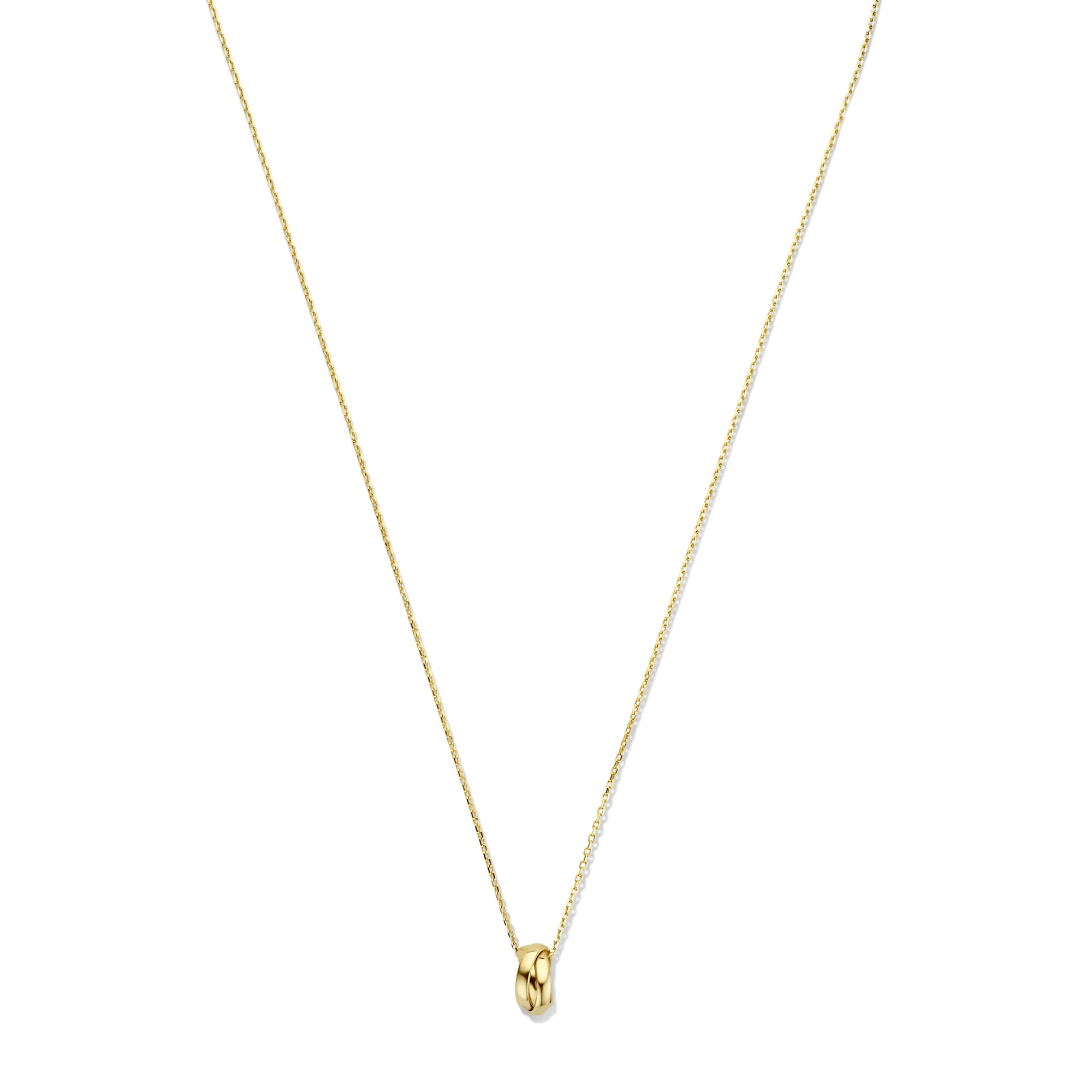 Rivoli Méline 14 karat gold necklace with rings - Image 6