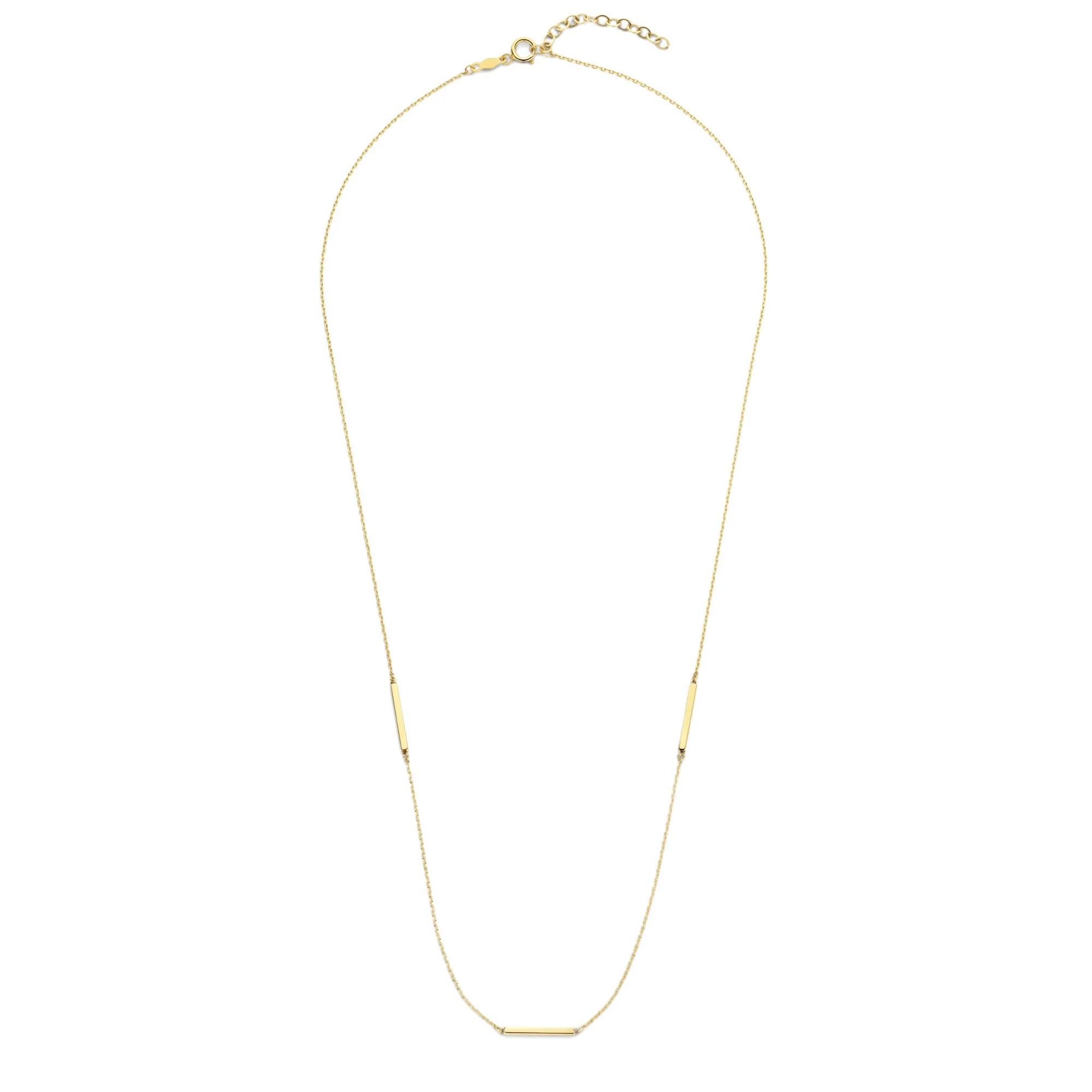Le Marais Jolie 14 karat gold necklace with 3 rods - Image 6