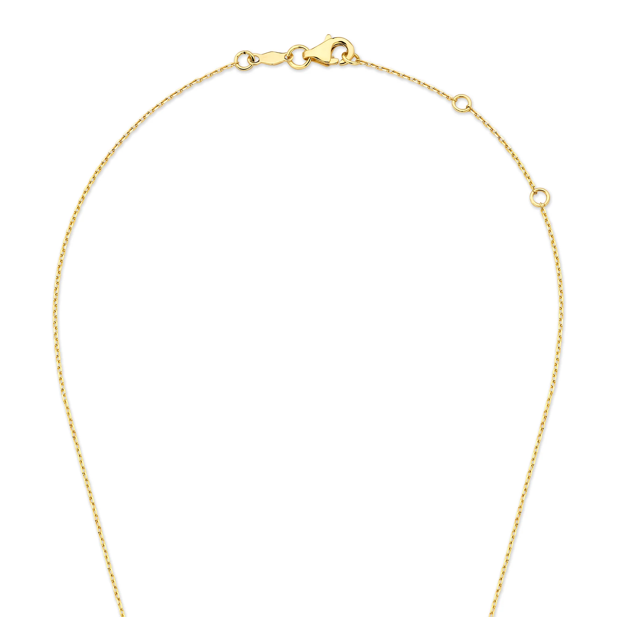 De la Paix Amore 14 karat gold necklace with diamond 0.14 carat - Image 7