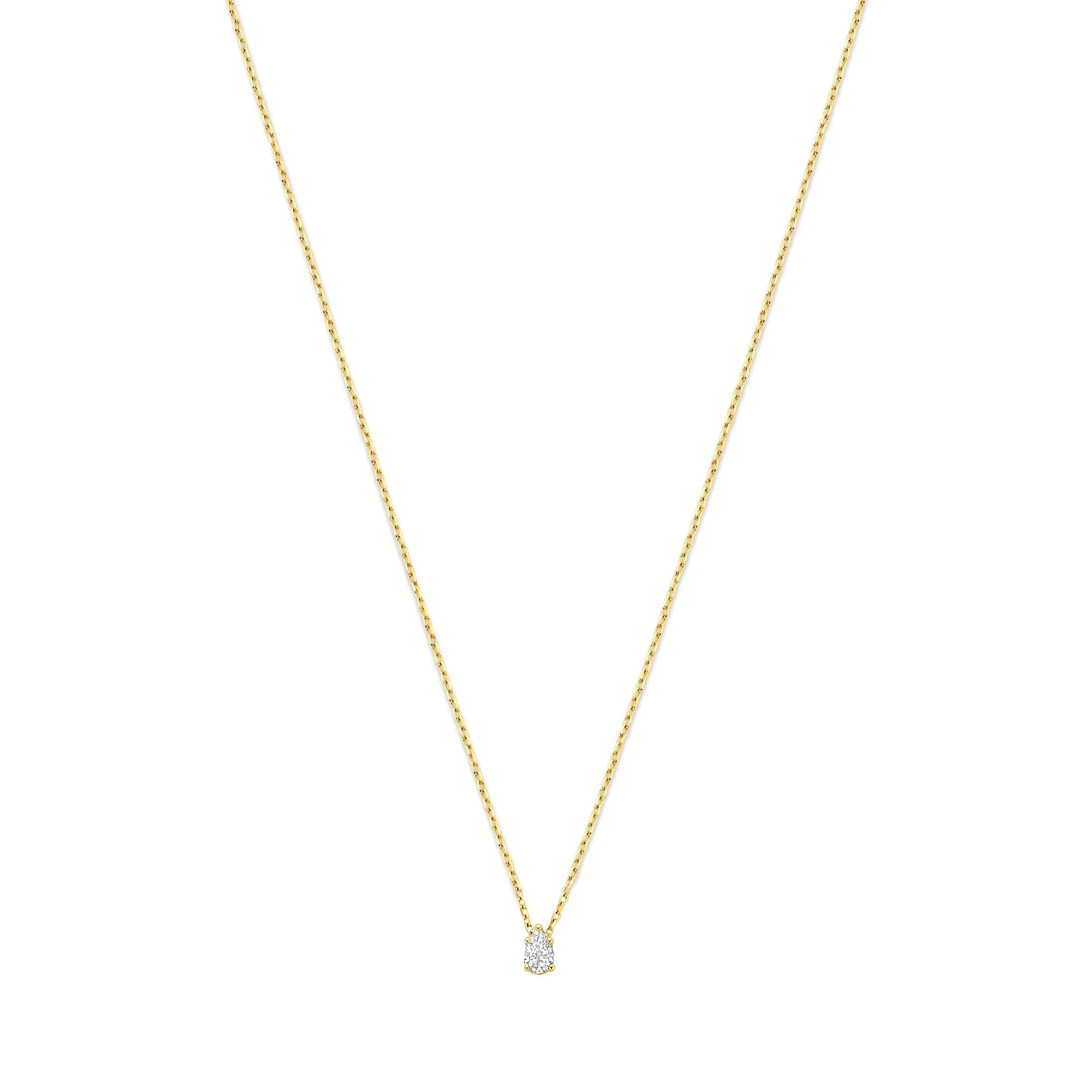 De la Paix Eloise 14 karat gold necklace with diamond 0.1 carat