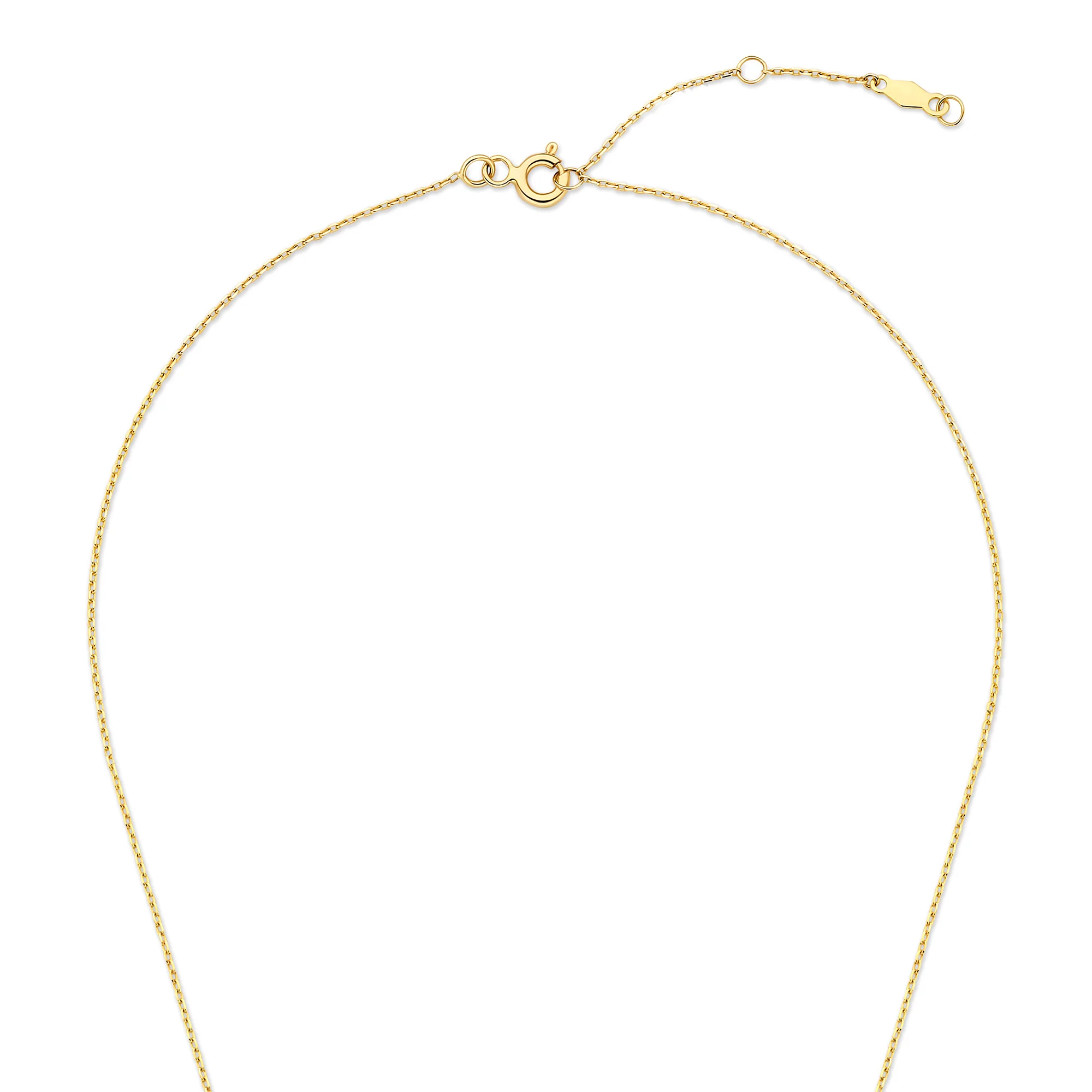 De la Paix Eloise 14 karat gold necklace with diamond 0.1 carat - Image 8