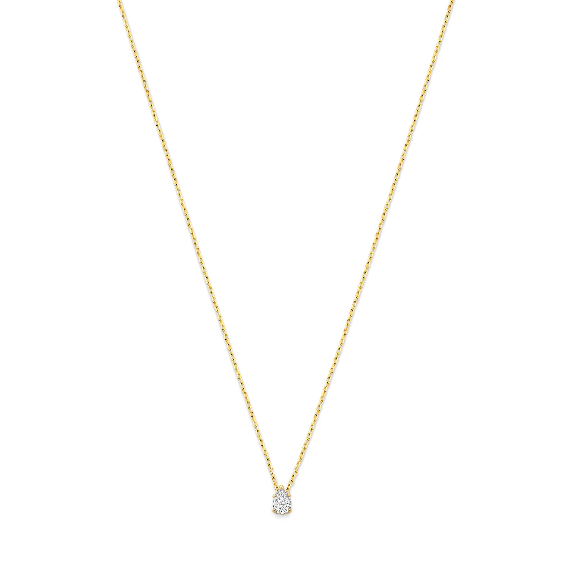 De la Paix Eloise 14 karat gold necklace with diamond 0.15 carat