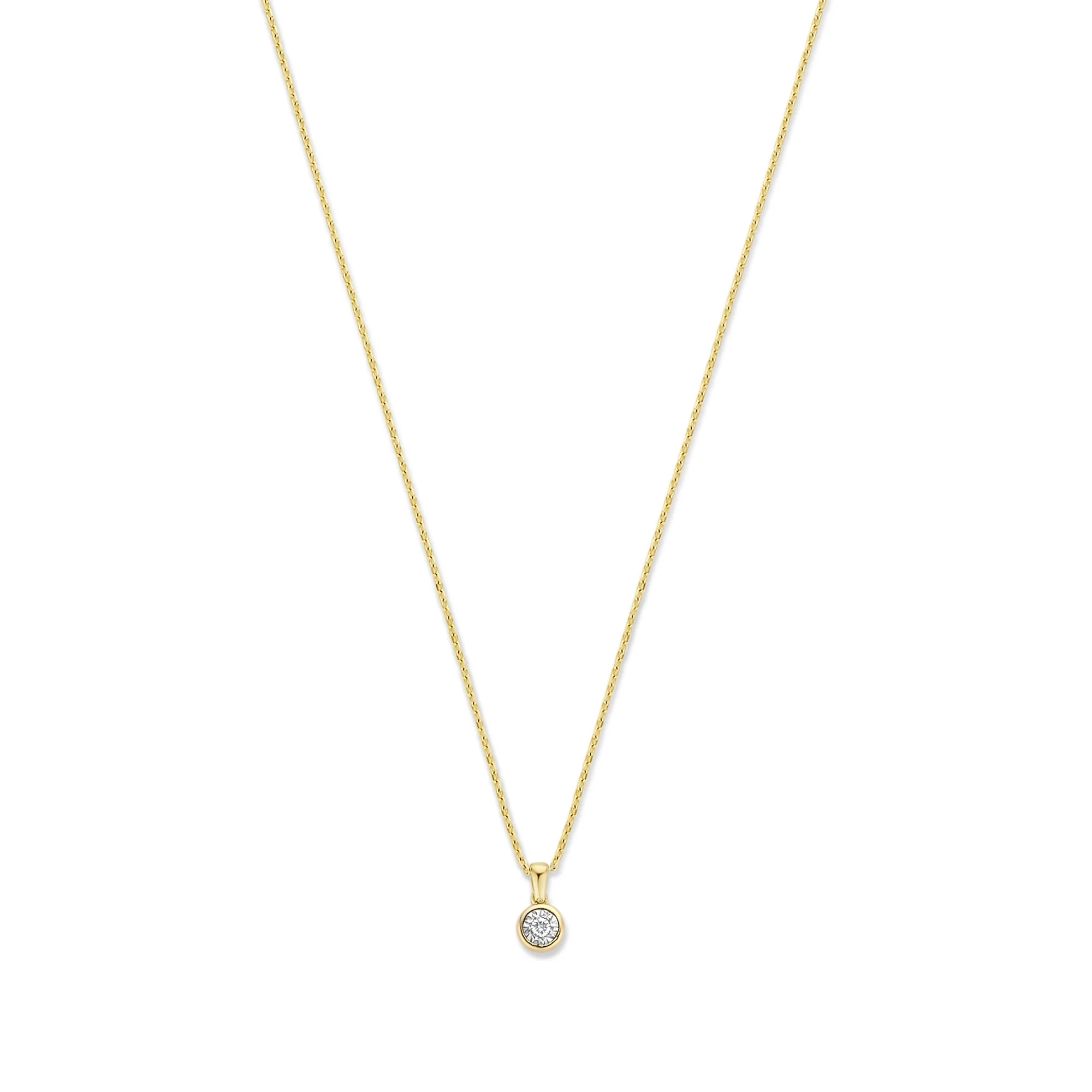 De la Paix Inaya 14 karat gold necklace with diamond 0.03 carat