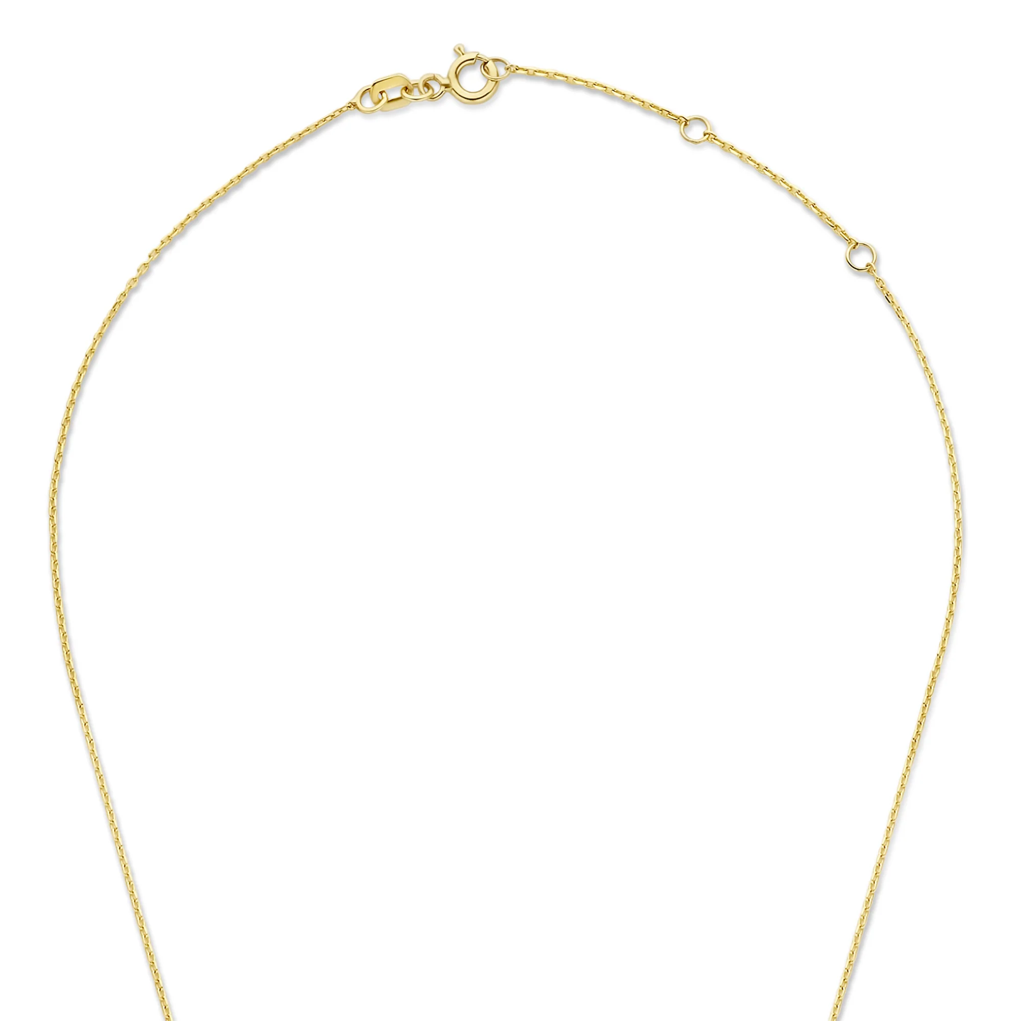 De la Paix Inaya 14 karat gold necklace with diamond 0.01 carat - Image 8