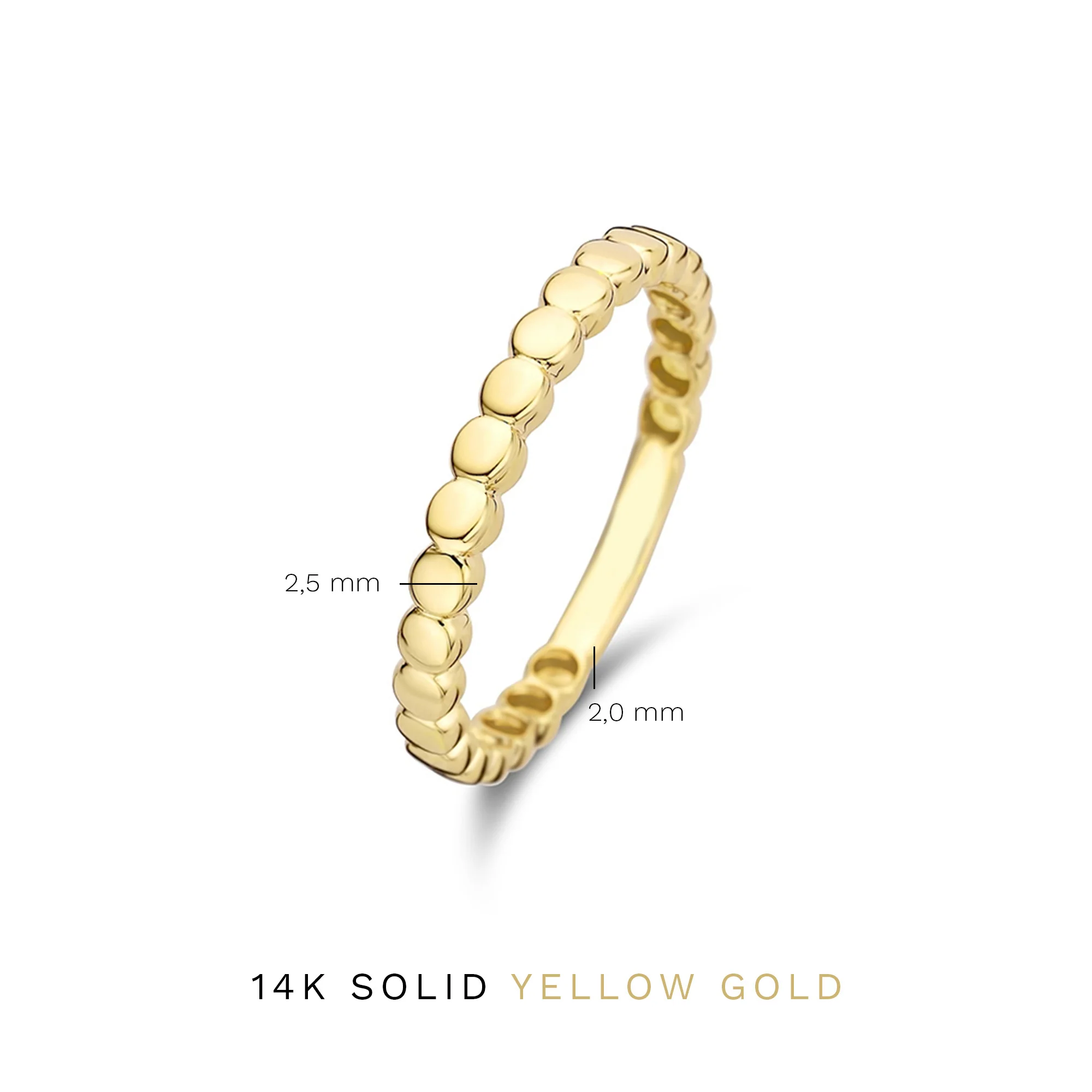 Rivoli Zélie 14 karat gold ring - Image 8
