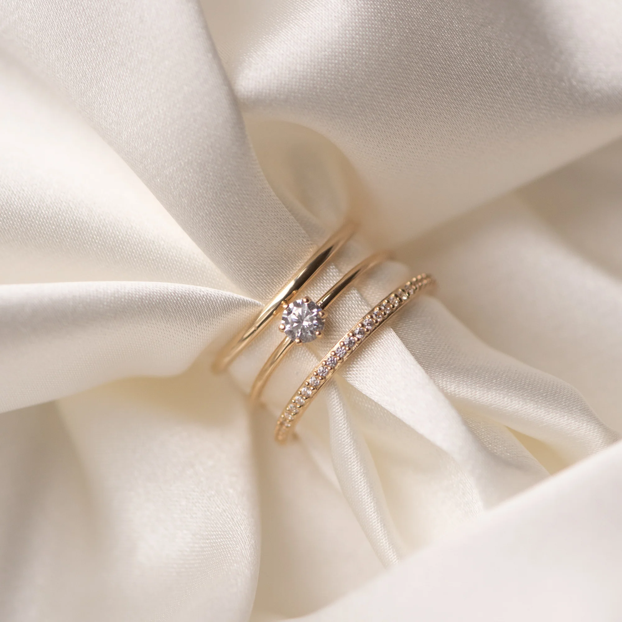 Le Marais Solene 14 karat gold stacking ring - Image 6