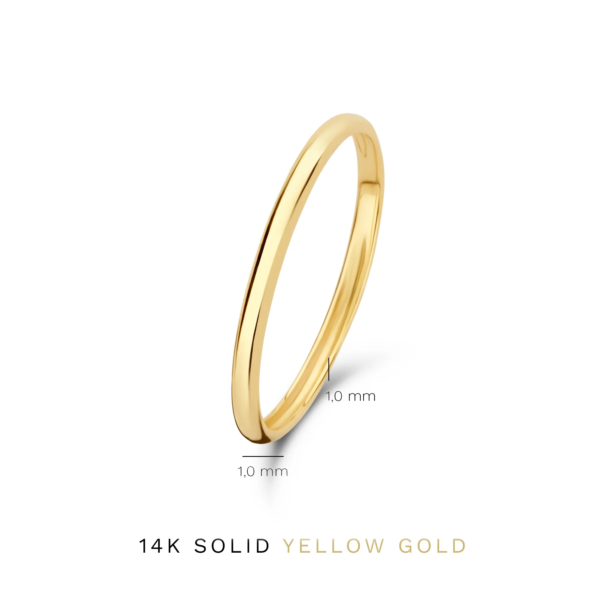 Le Marais Solene 14 karat gold stacking ring - Image 7