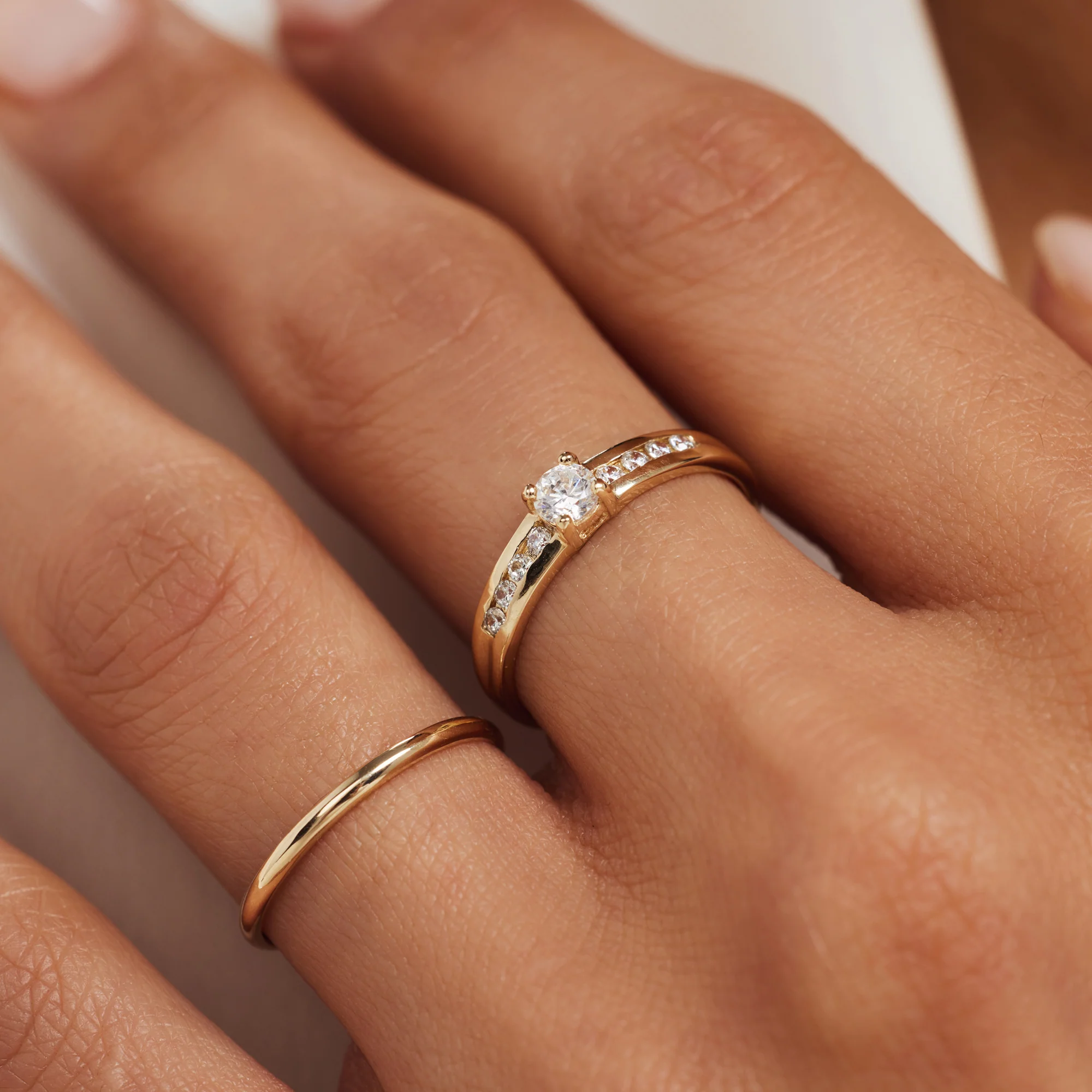 Rivoli Maryn 14 karat gold ring - Image 3