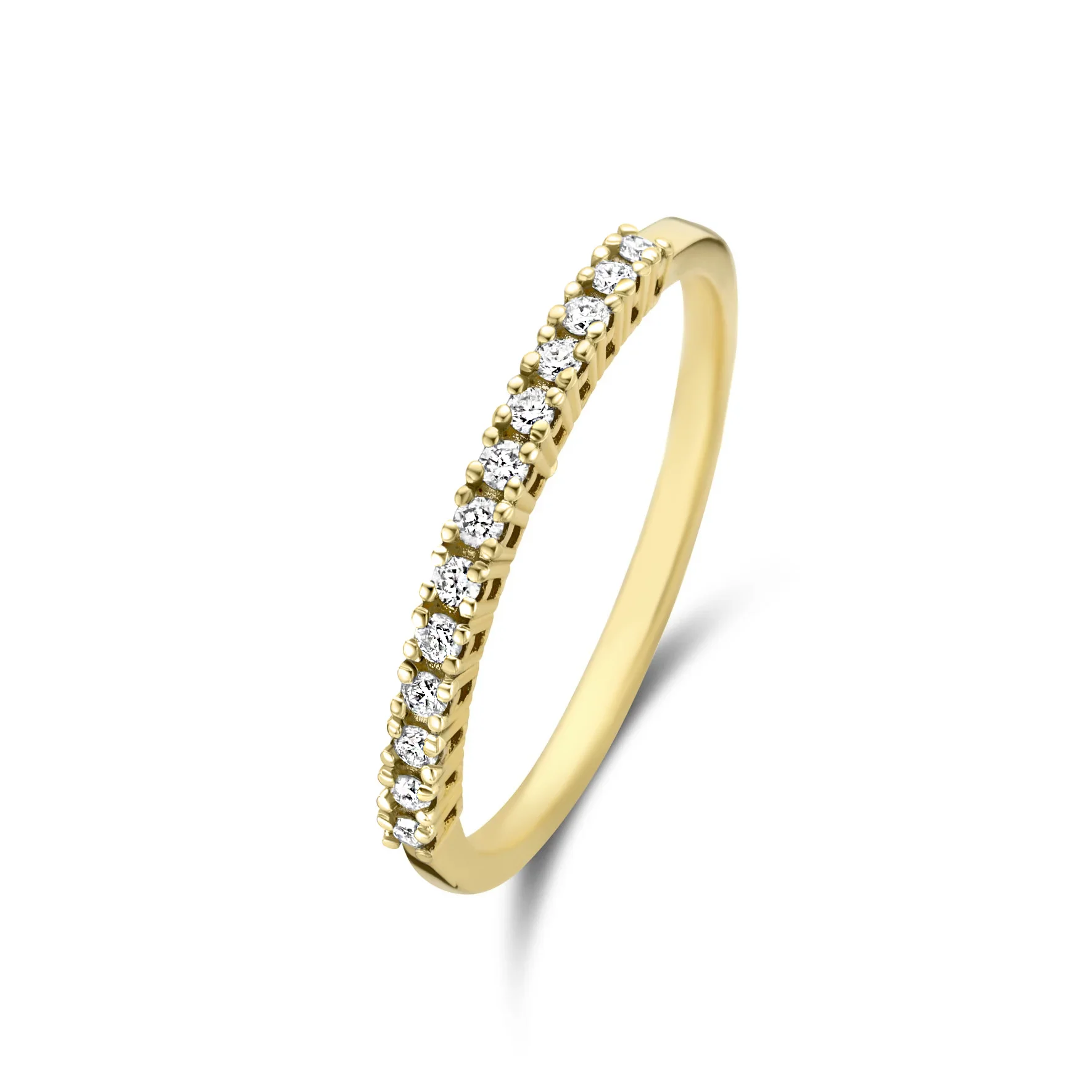De la Paix Madeline 14 karat gold ring with diamond 0.18 carat
